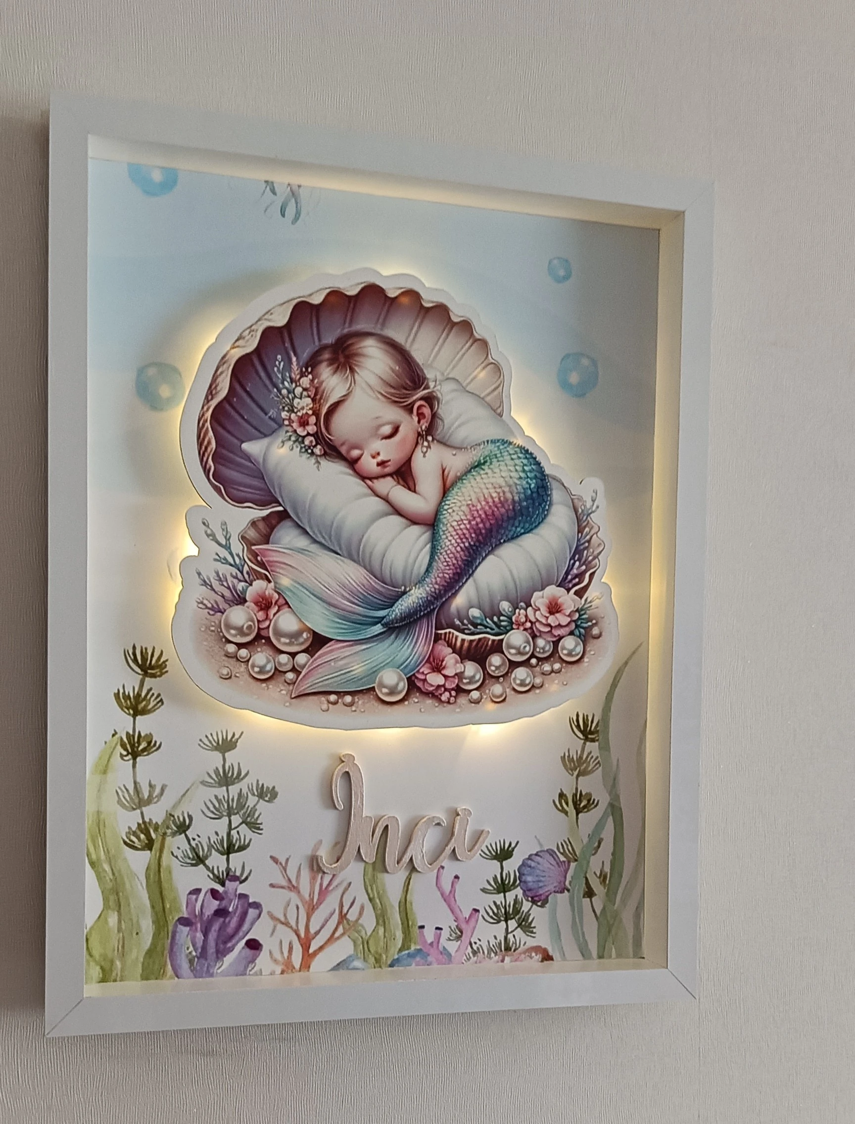 DENİZKIZI TEMALI KAPI SÜSÜ