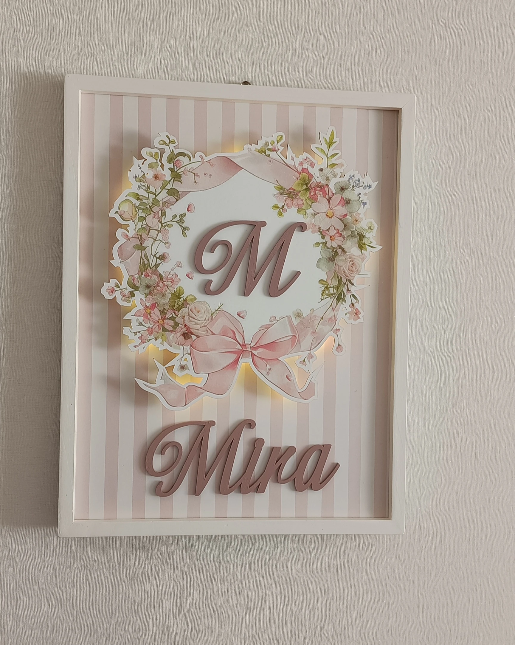 ÇİÇEK TEMALI KAPI SÜSÜ