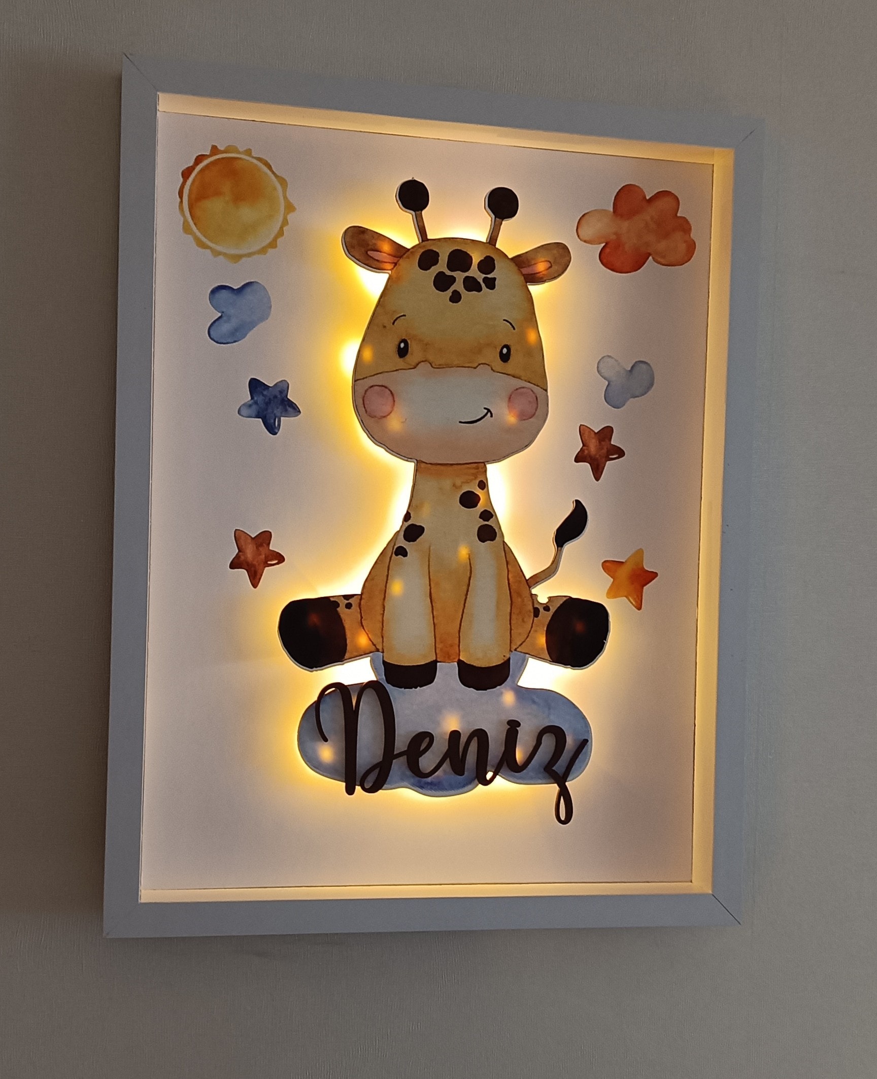 ZÜRAAFA TEMALI KAPI SÜSÜ