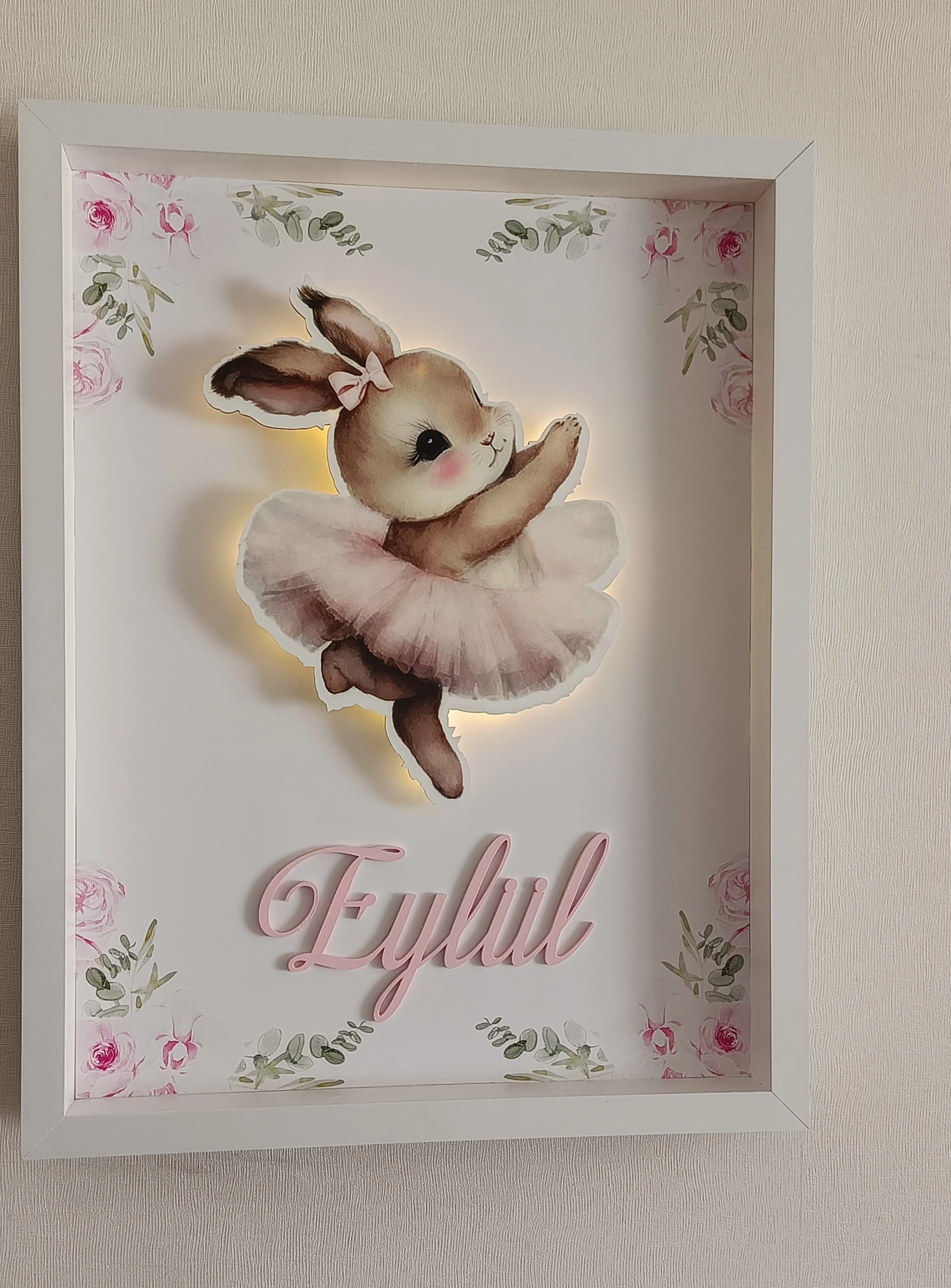 TAVŞAN TEMALI KAPI SÜSÜ