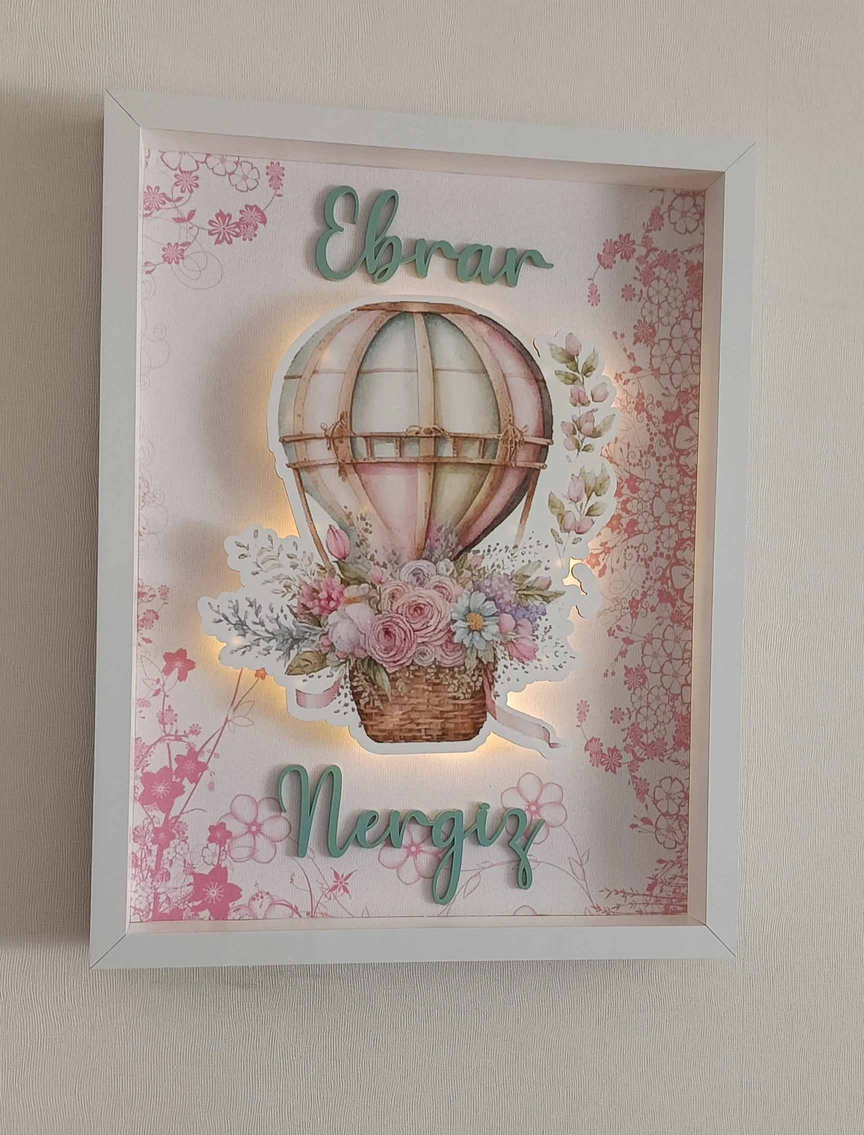 UÇAN BALON TEMALI KAPI SÜSÜ