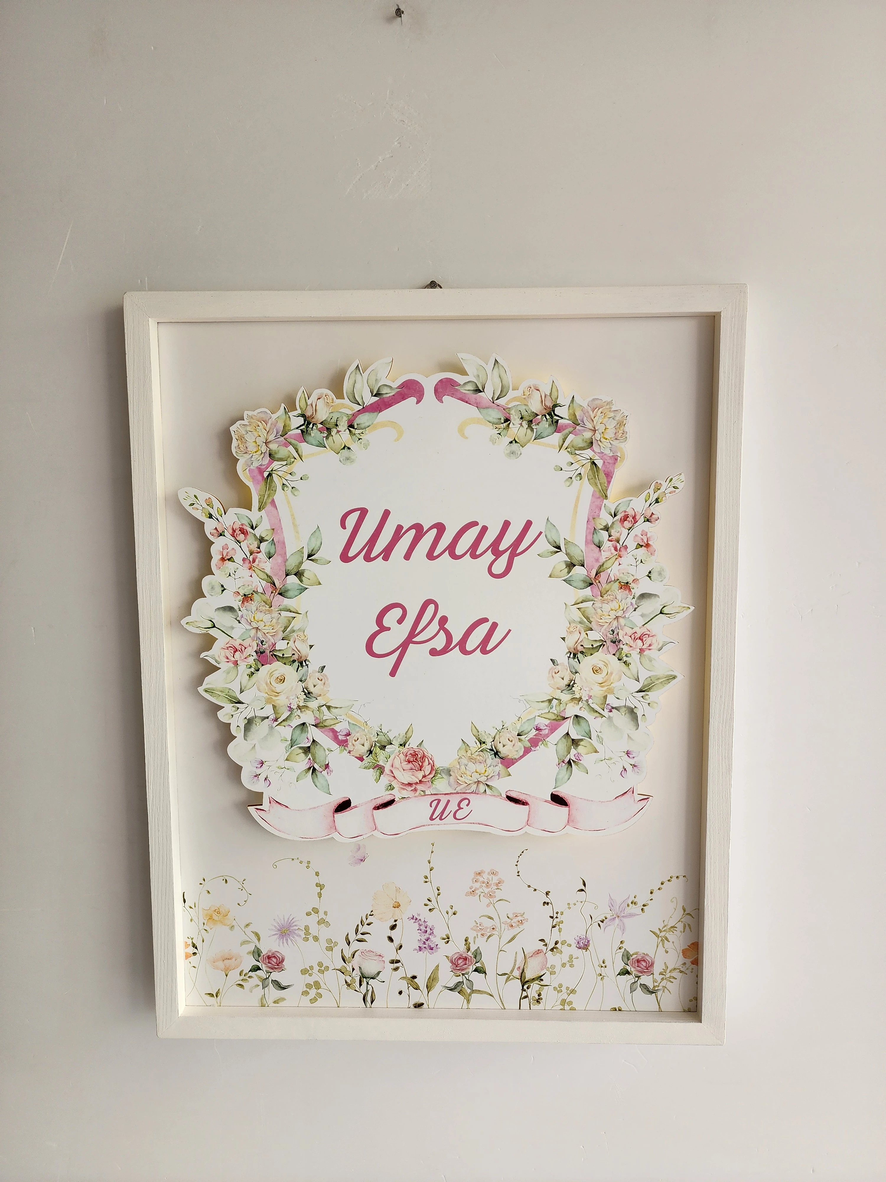 ÇİÇEK TEMALI KAPI SÜSÜ