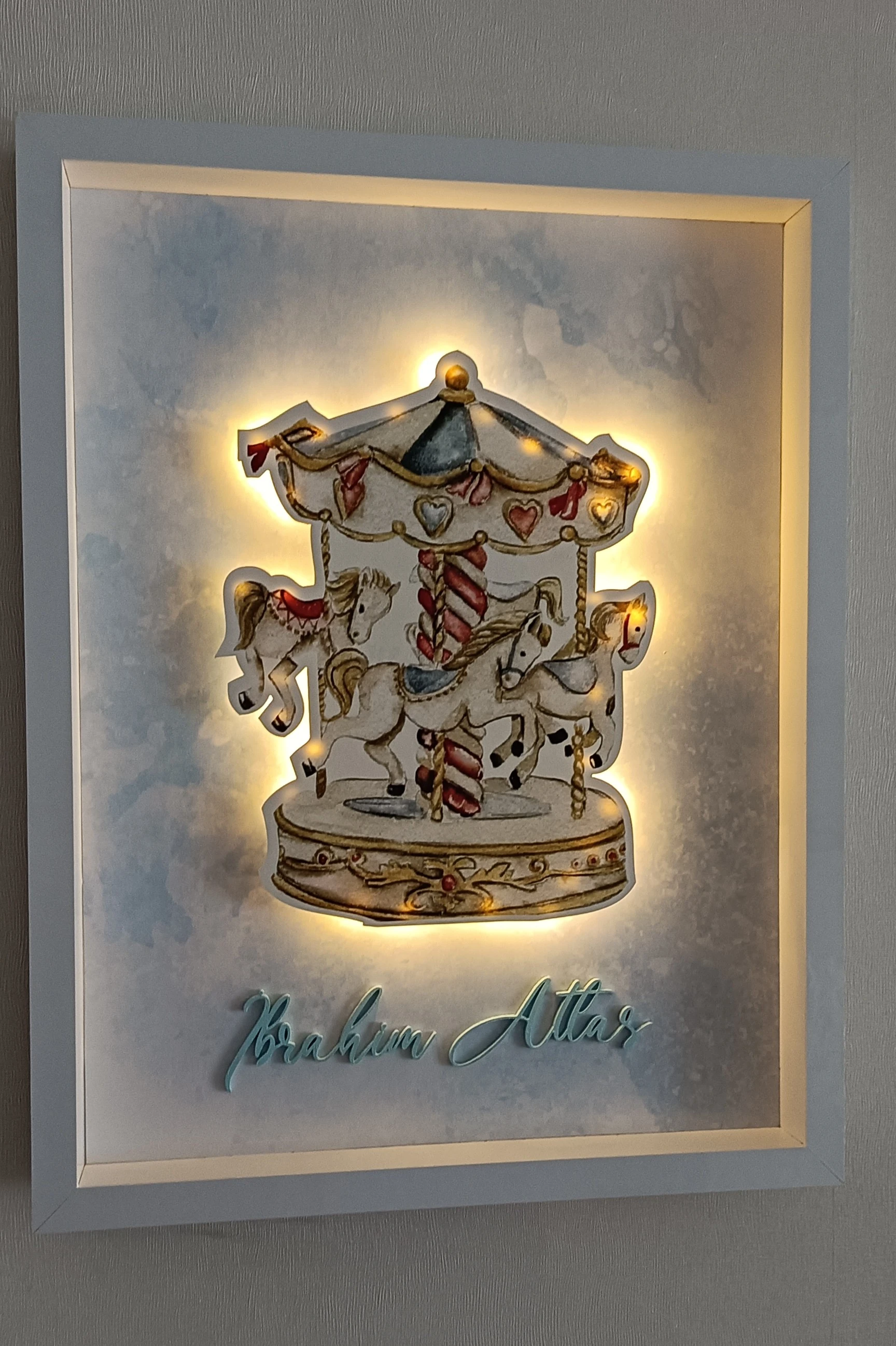 ATLIKARINCA TEMALI PANO KAPI SÜSÜ