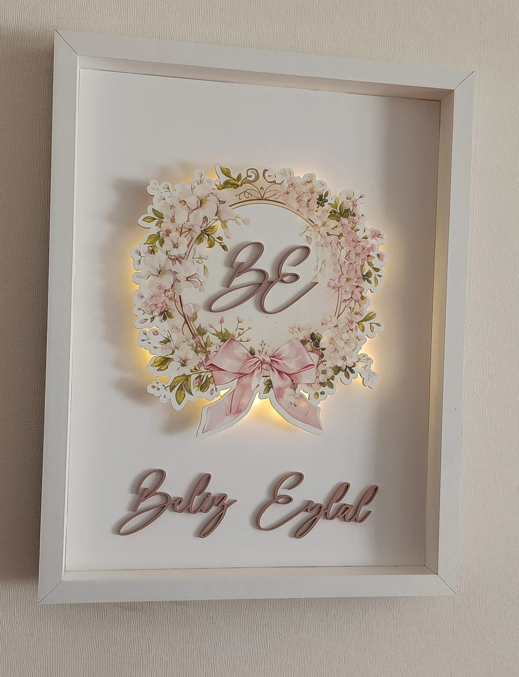 ÇİÇEK TEMALI KAPI SÜSÜ