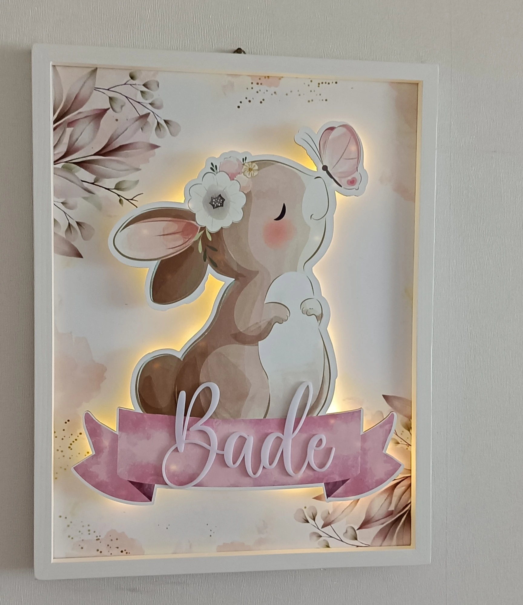 TAVŞAN TEMALI KAPI SÜSÜ