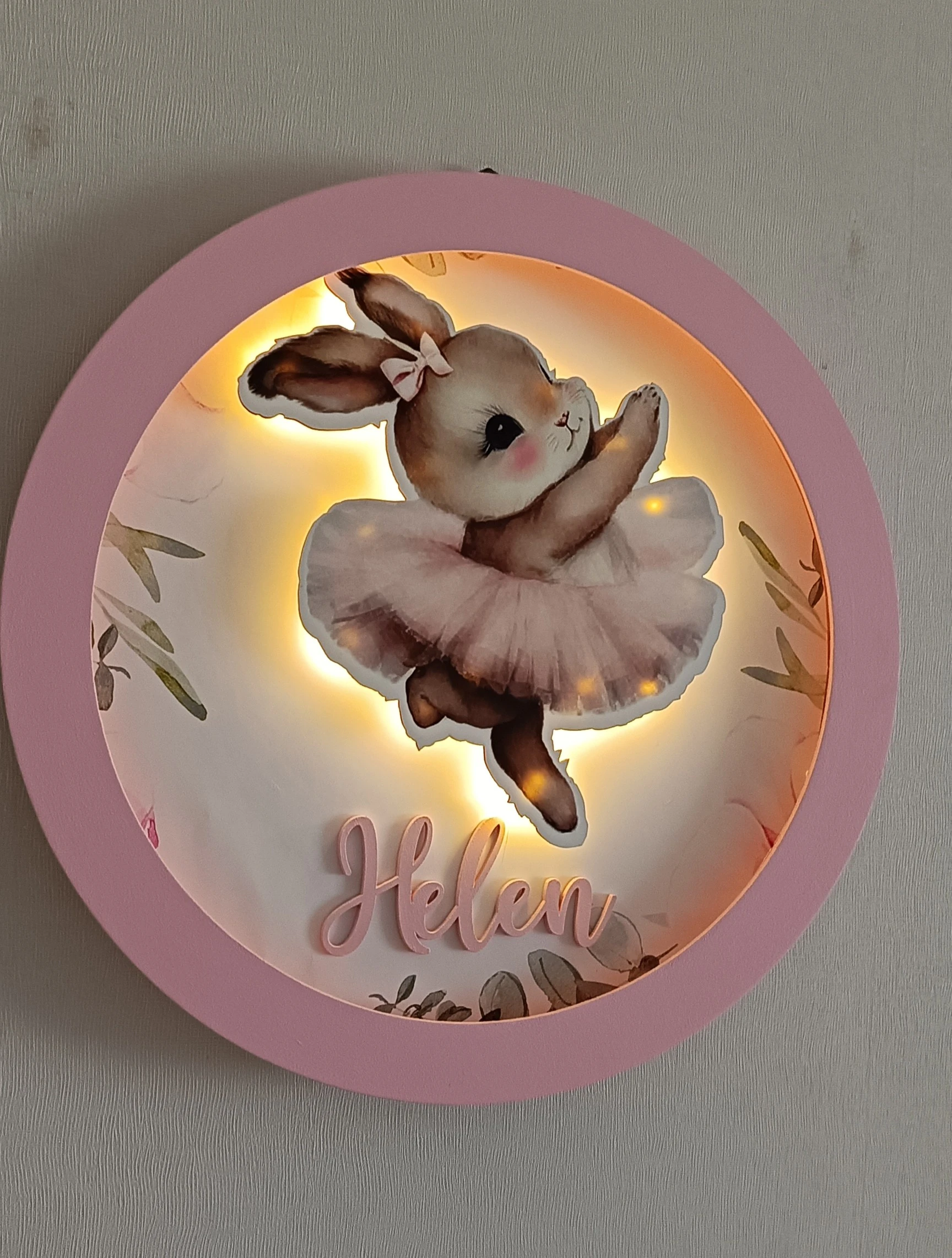 TAVŞAN TEMALI KAPI SÜSÜ