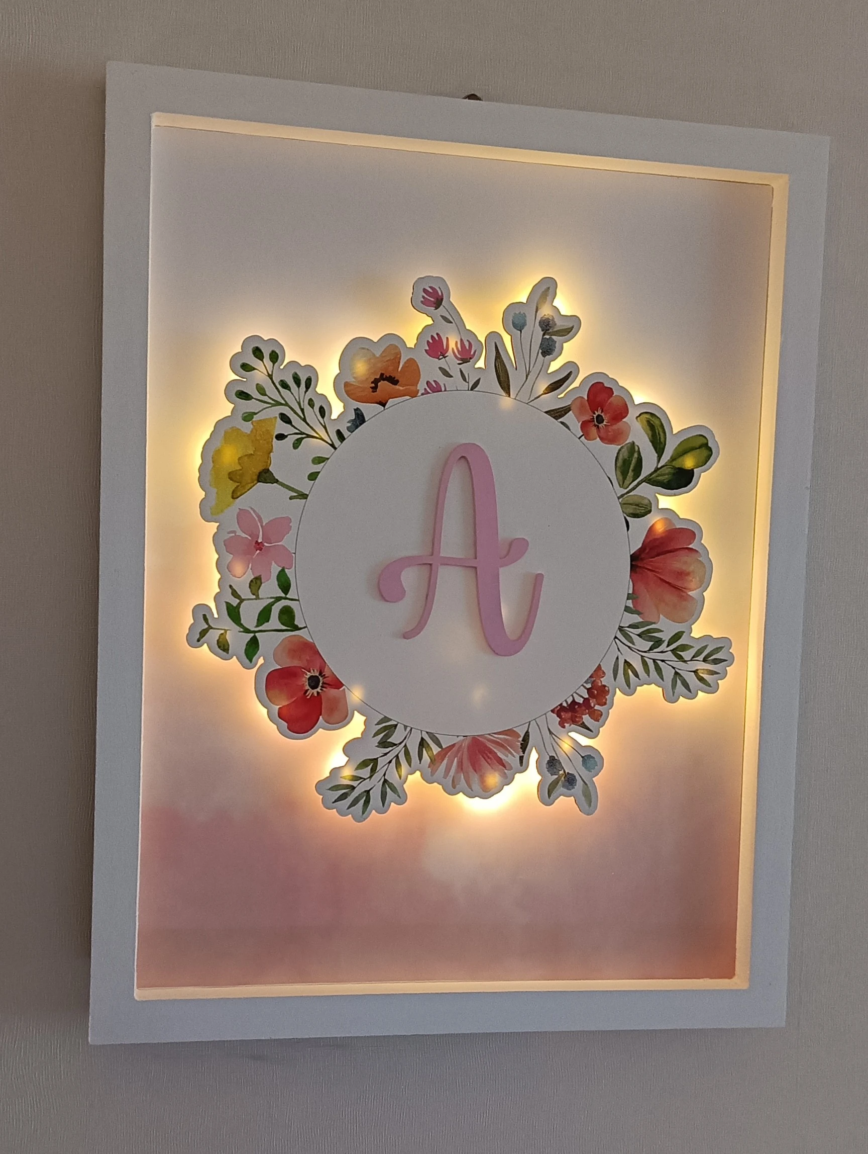 ÇİÇEK TEMALI KAPI SÜSÜ