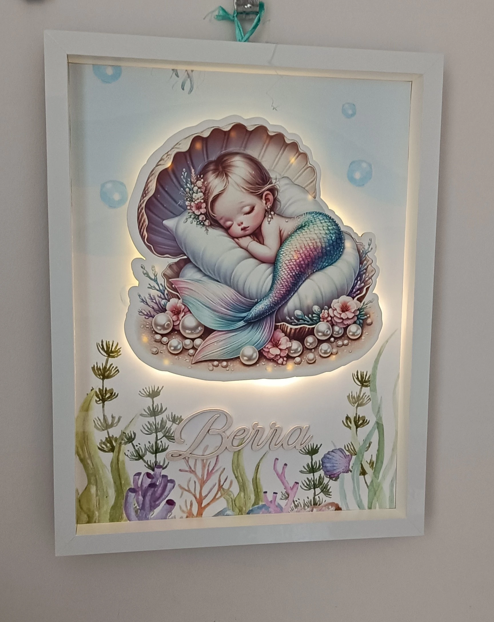 DENİZKIZI TEMALI KAPI SÜSÜ