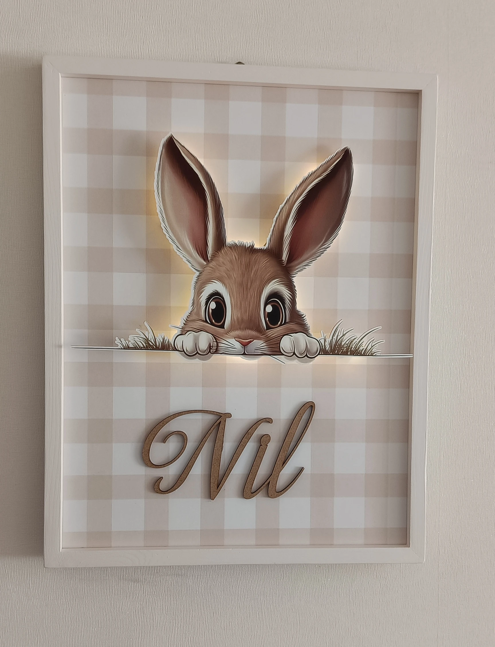 TAVŞAN TEMALI KAPI SÜSÜ