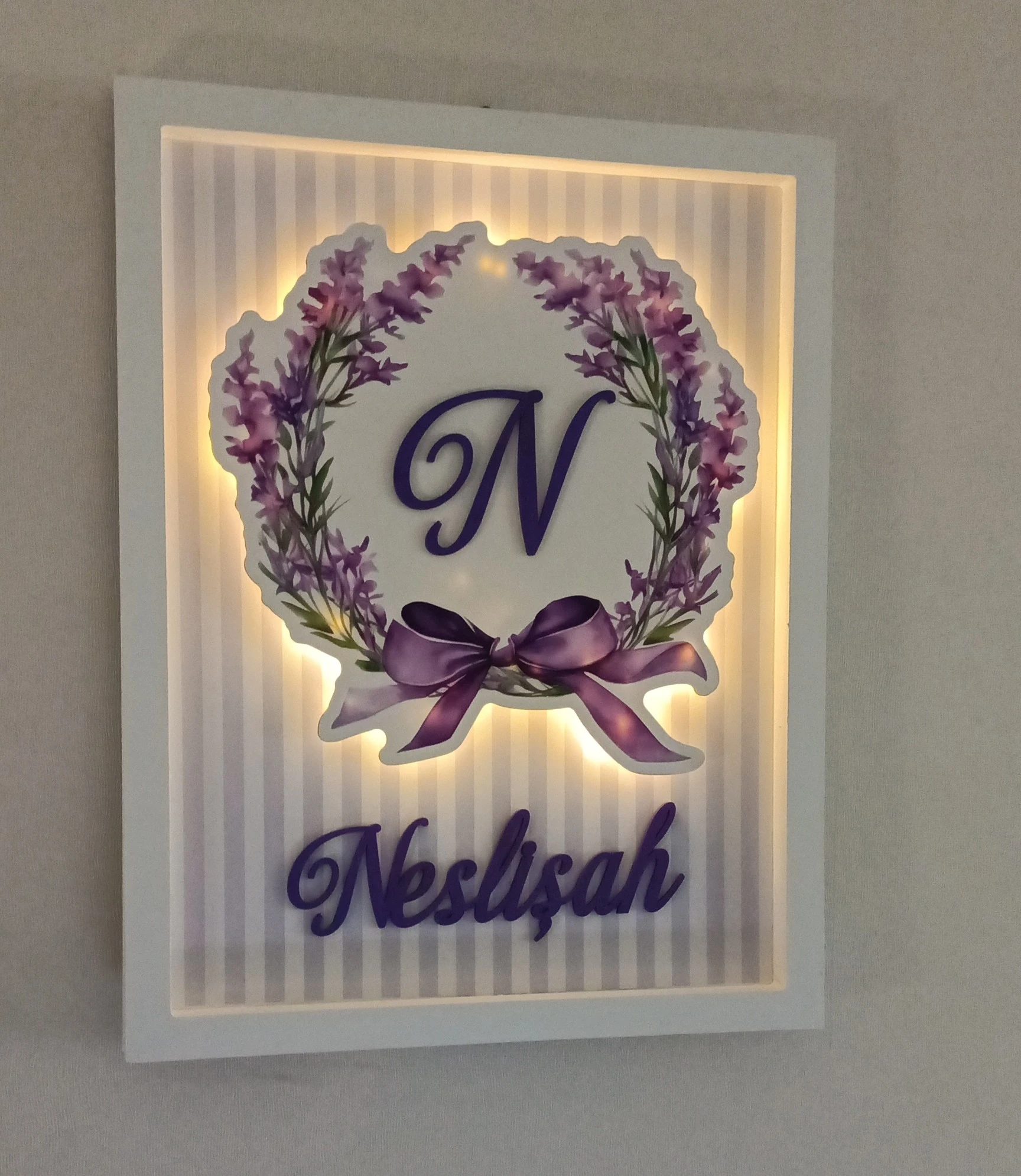 ÇİÇEK TEMALI KAPI SÜSÜ