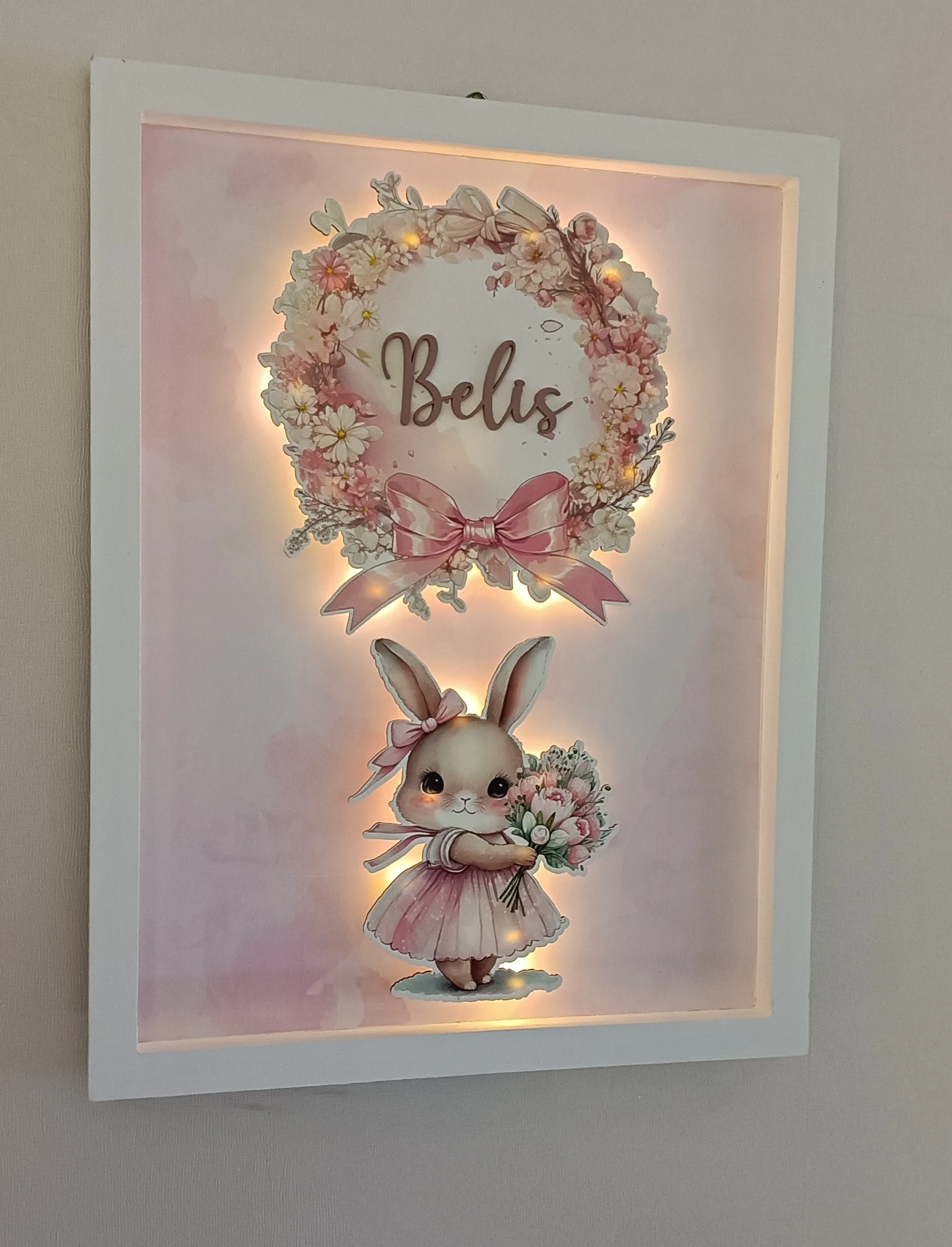 ÇİÇEK TEMALI KAPI SÜSÜ