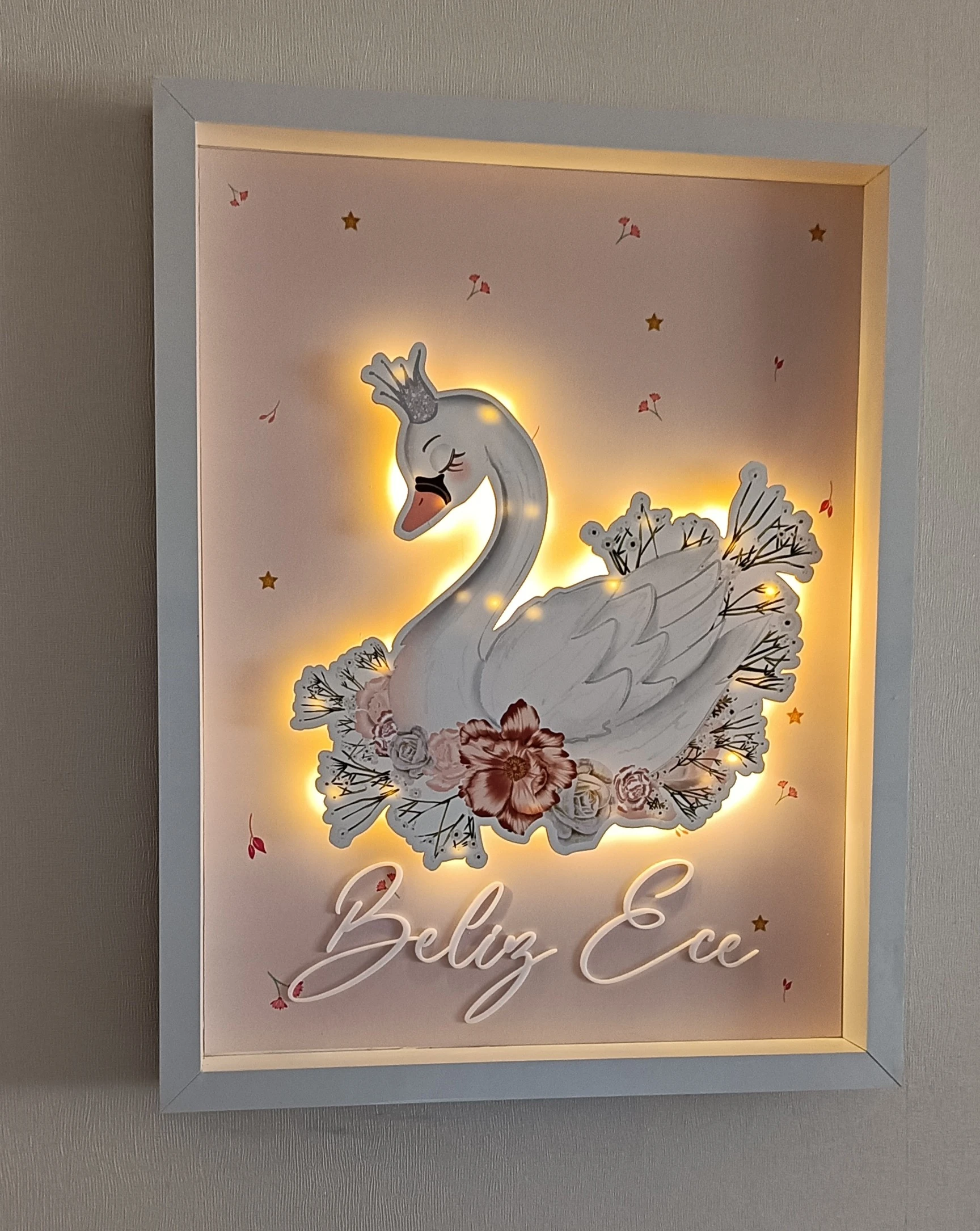 KUĞU TEMALI KAPI SÜSÜ