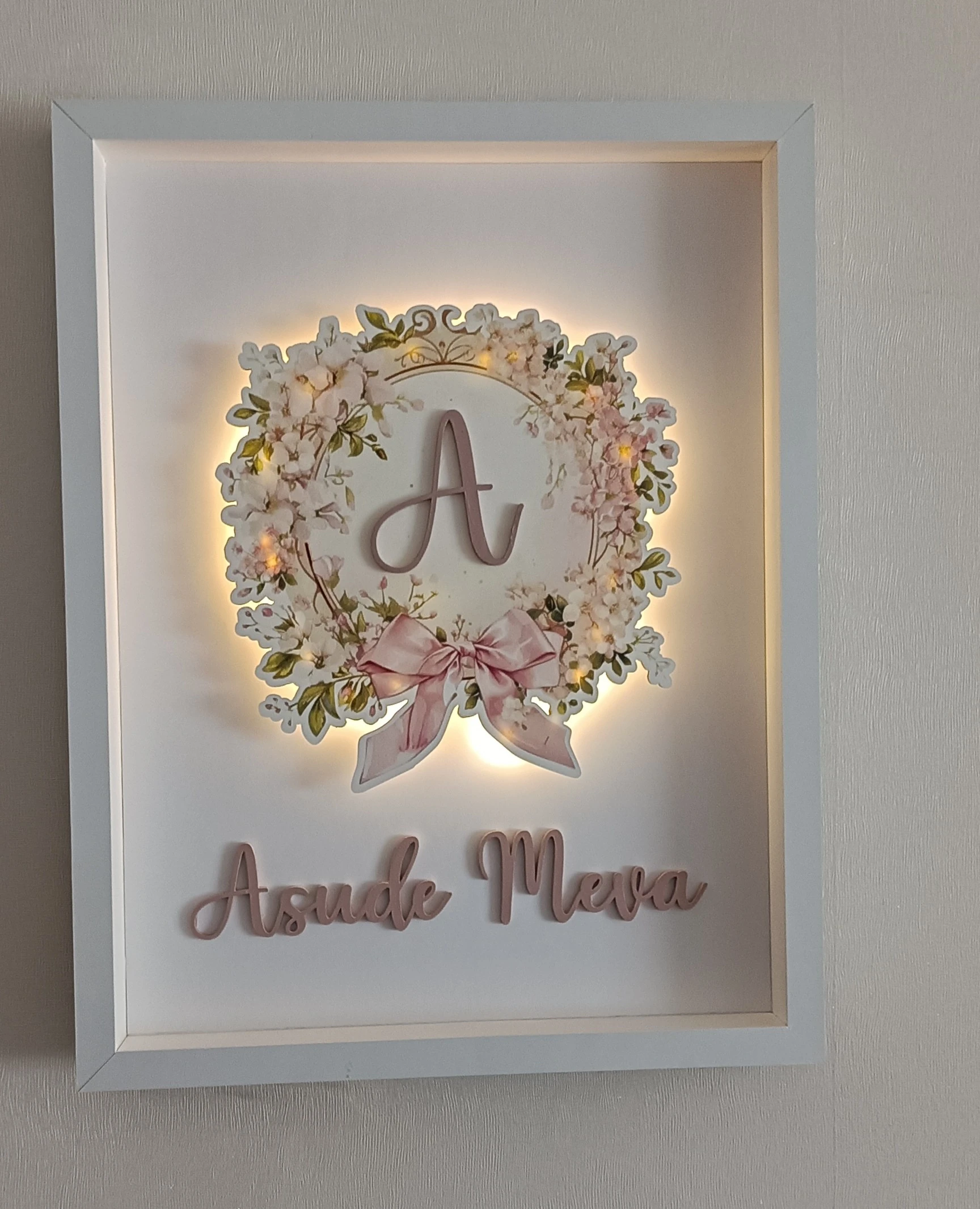 ÇİÇEK TEMALI KAPI SÜSÜ