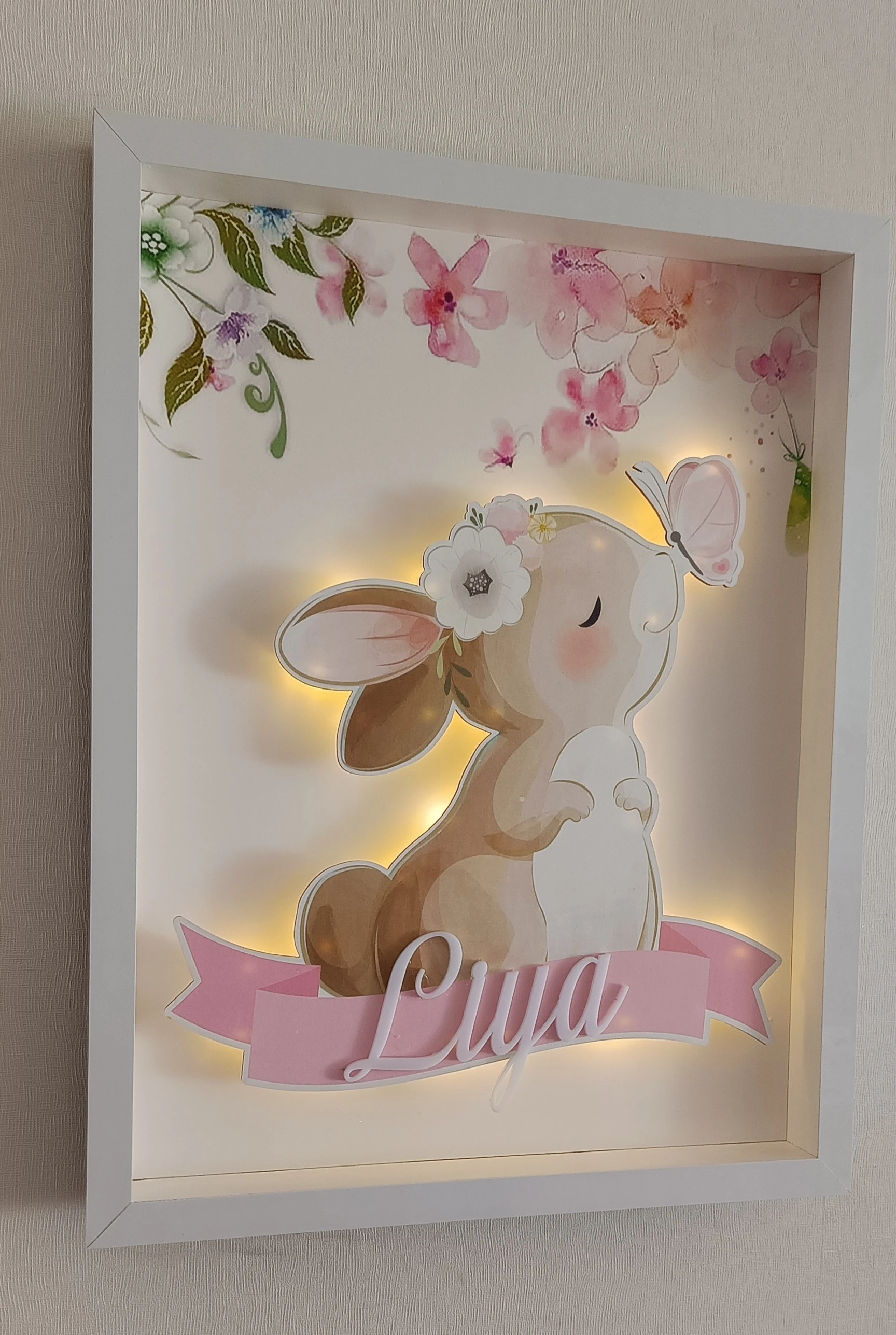 TAVŞAN TEMALI KAPI SÜSÜ