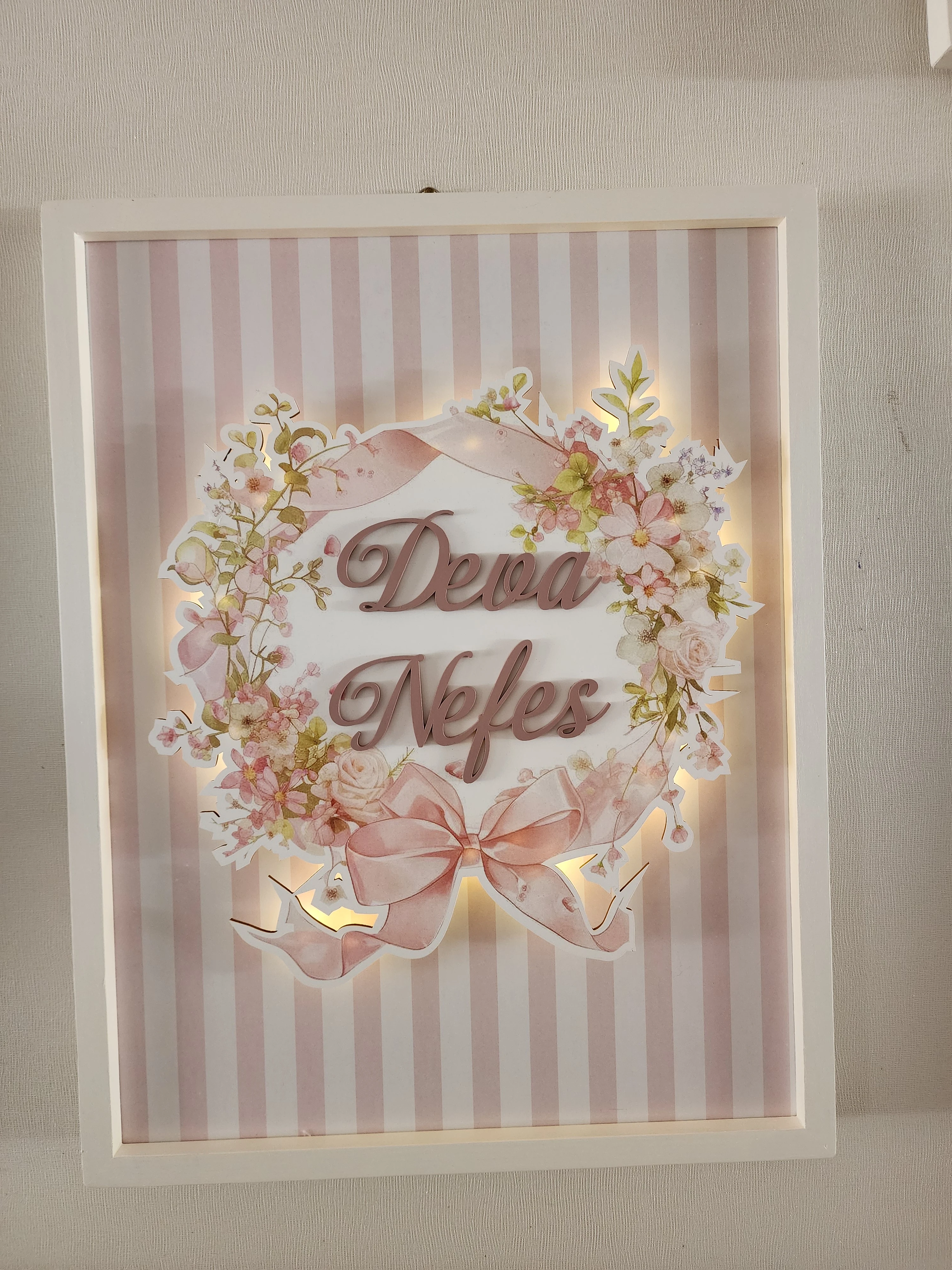 ÇİÇEK TEMALI KAPI SÜSÜ