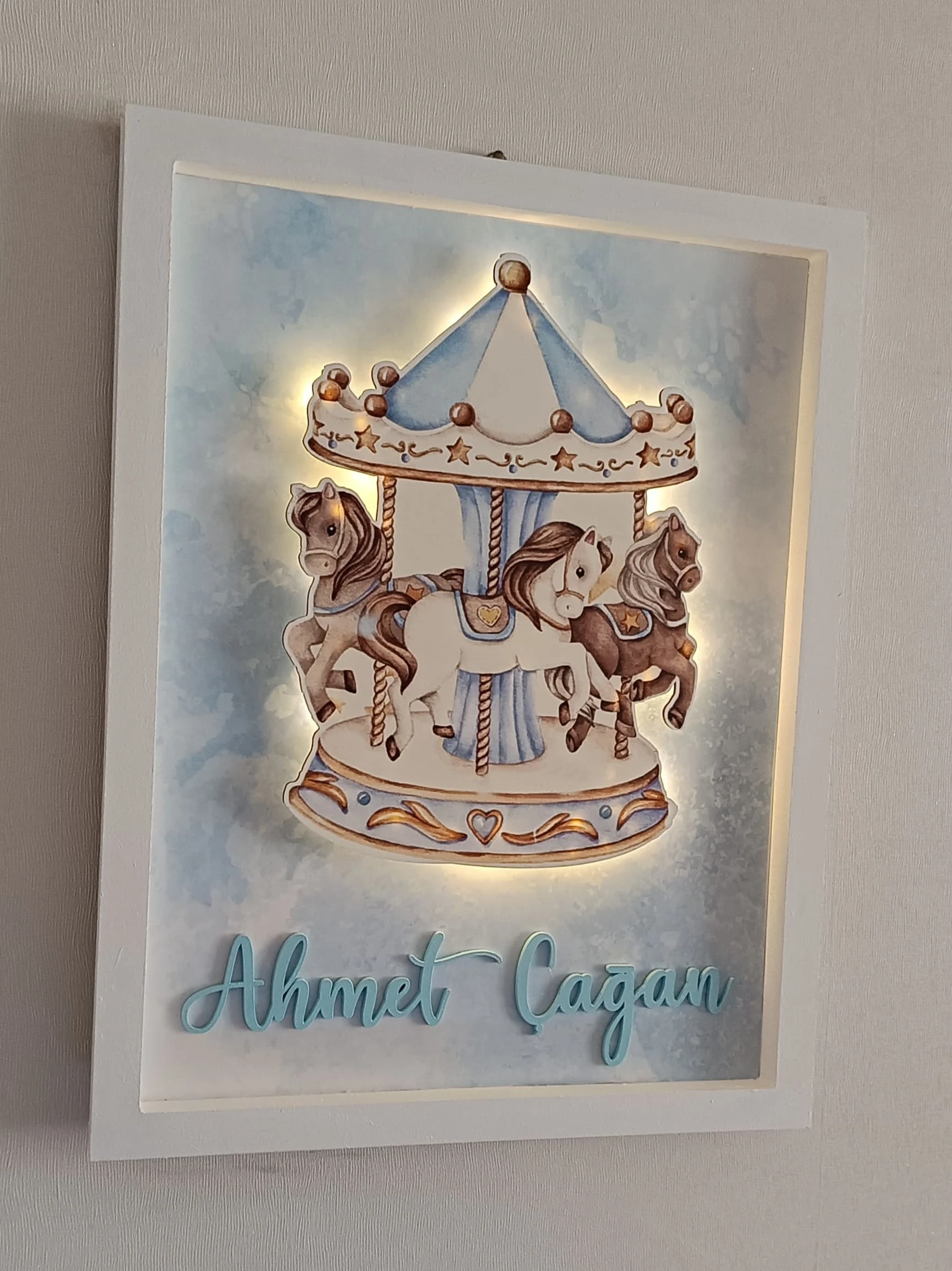 ATLIKARINCA TEMALI PANO KAPI SÜSÜ