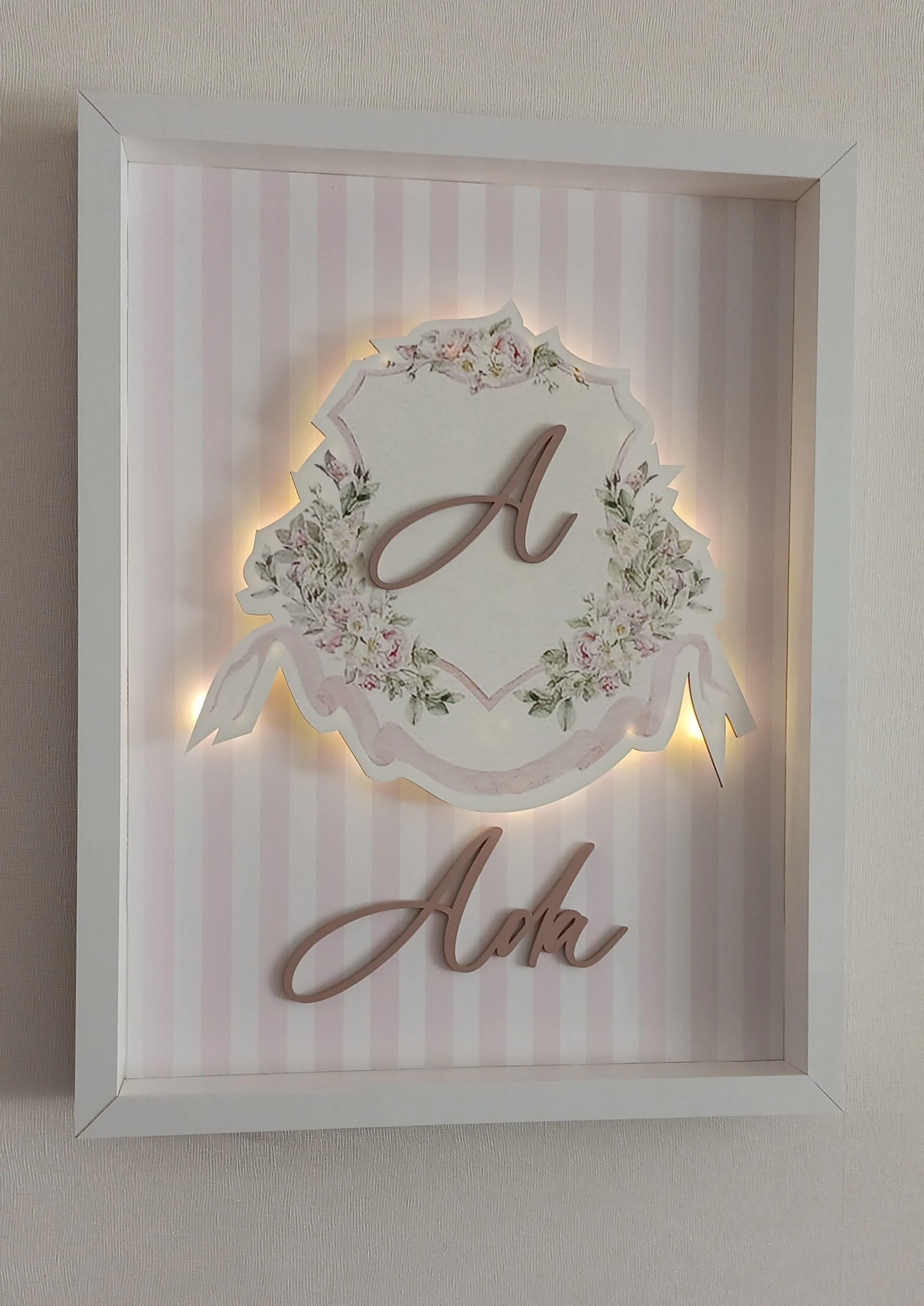 ÇİÇEK TEMALI KAPI SÜSÜ