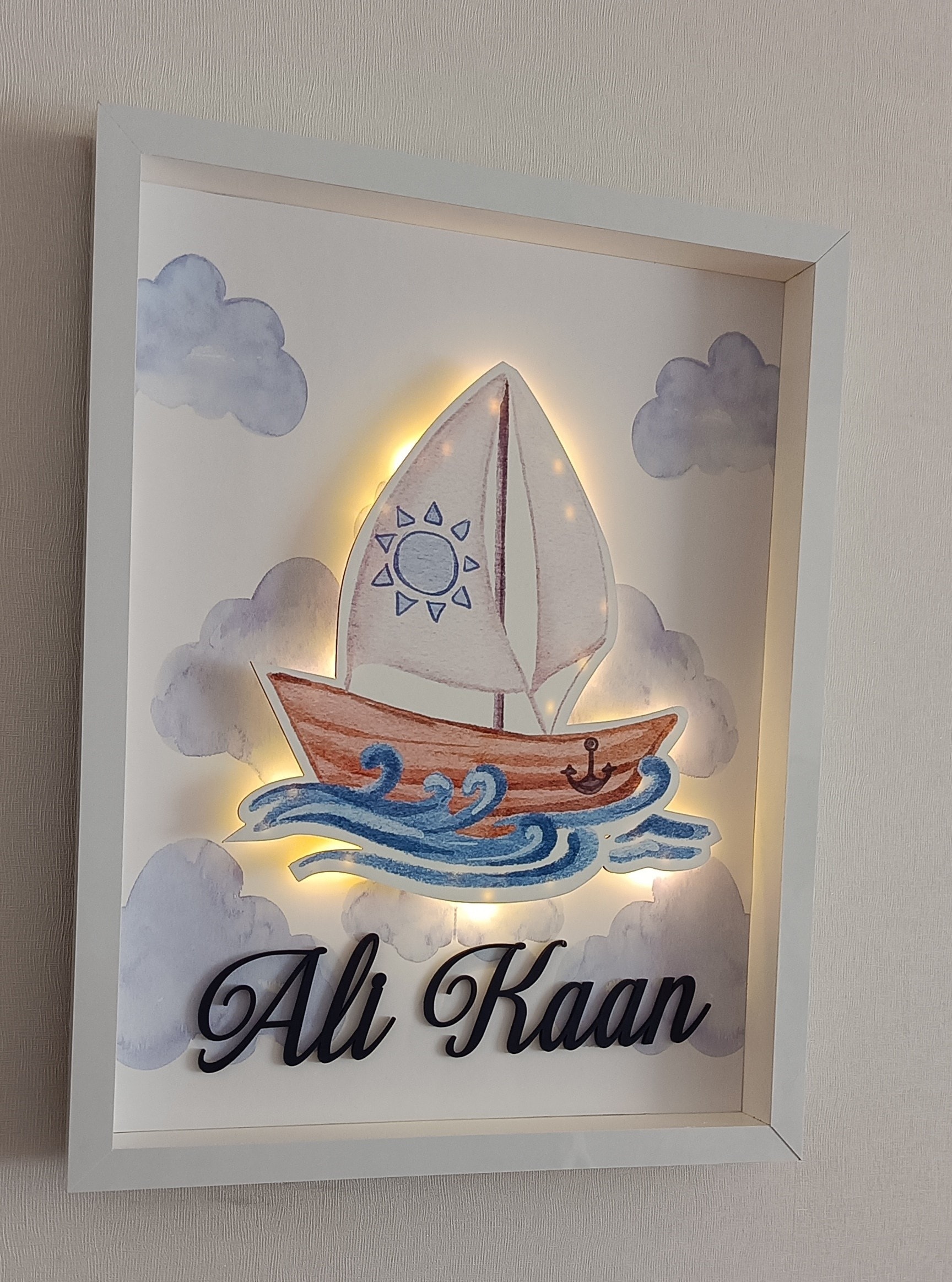 YELKEN TEMALI KAPI SÜSÜ