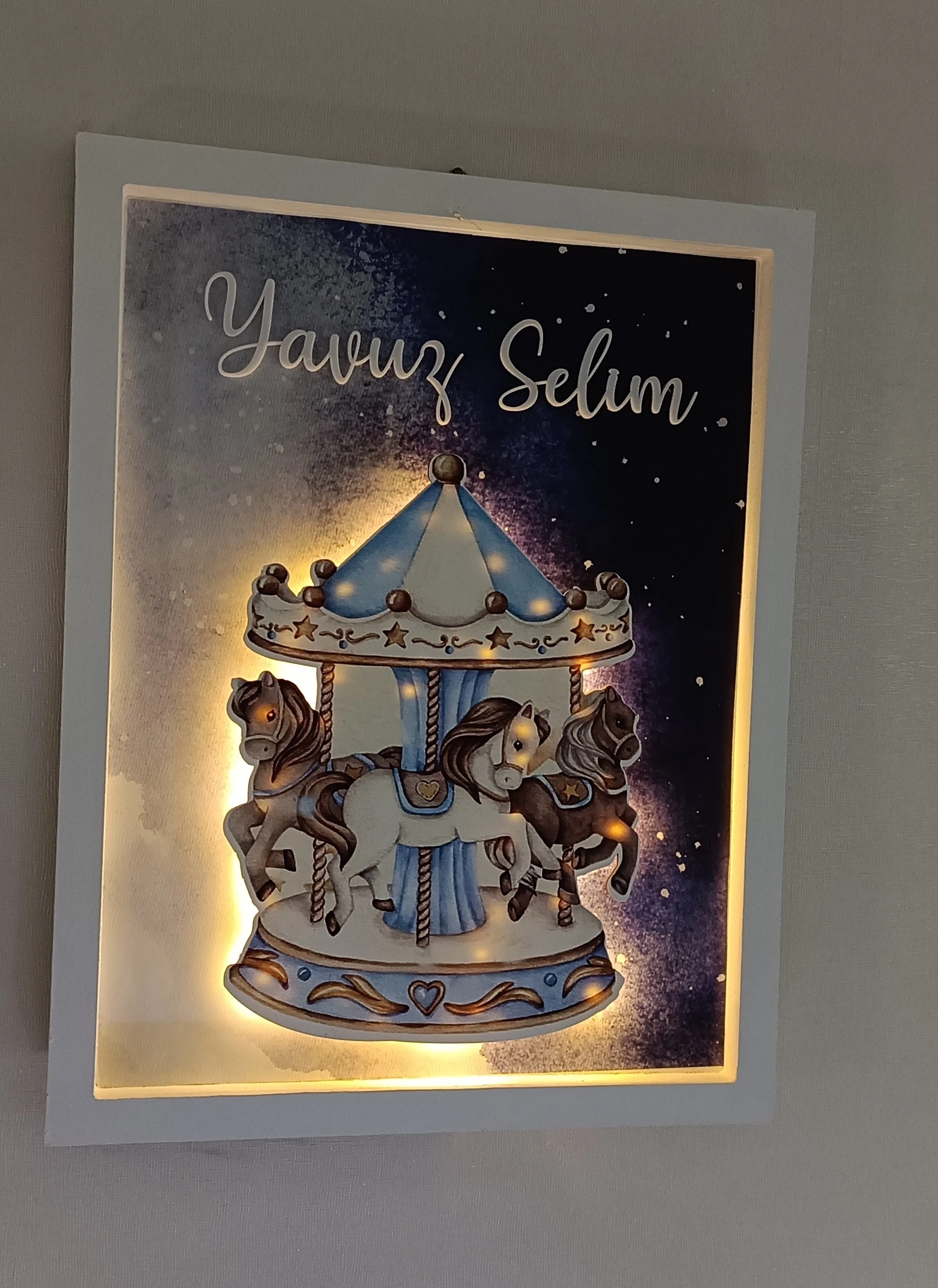 ATLIKARINCA TEMALI PANO KAPI SÜSÜ