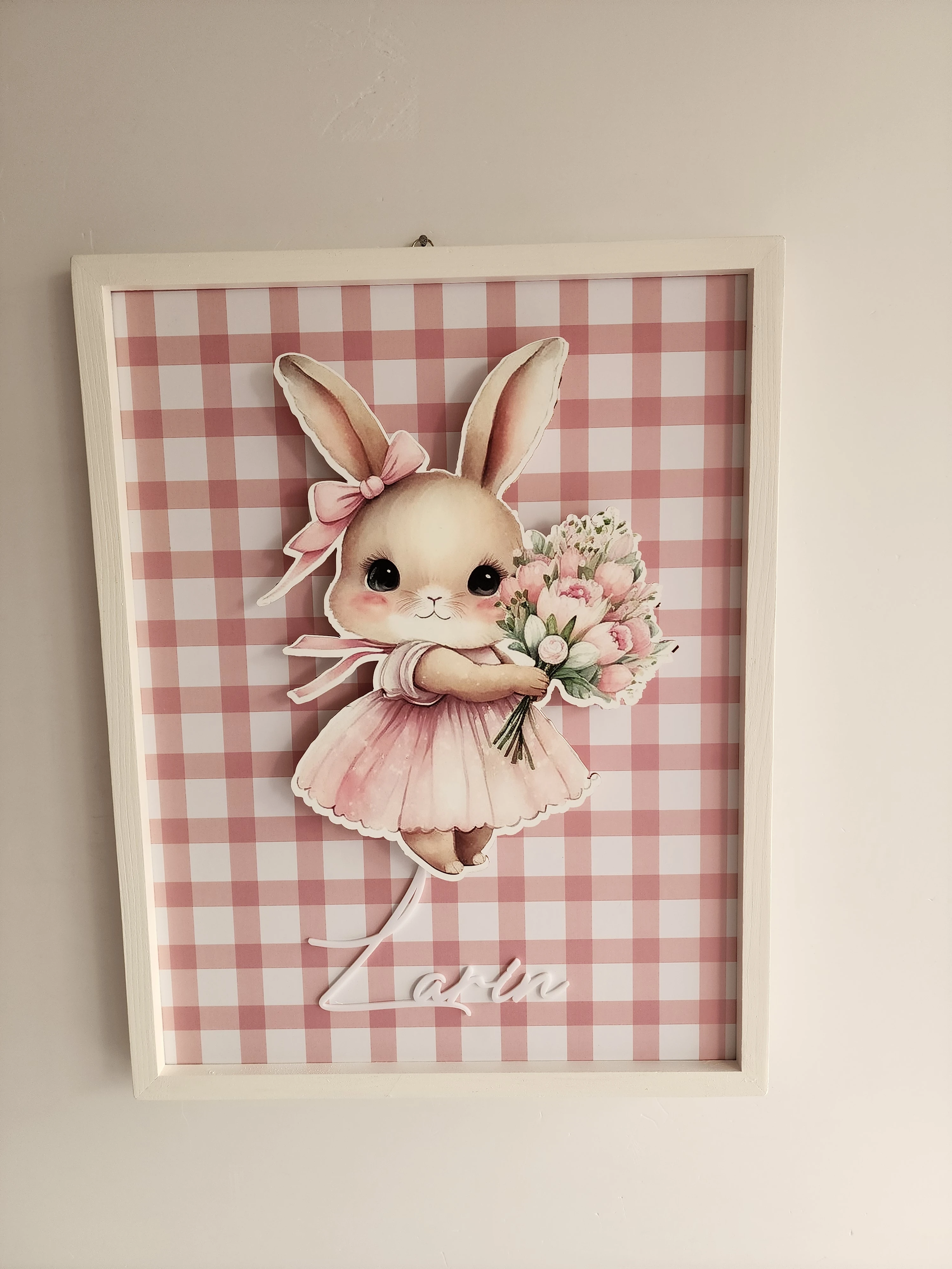 TAVŞAN TEMALI KAPI SÜSÜ