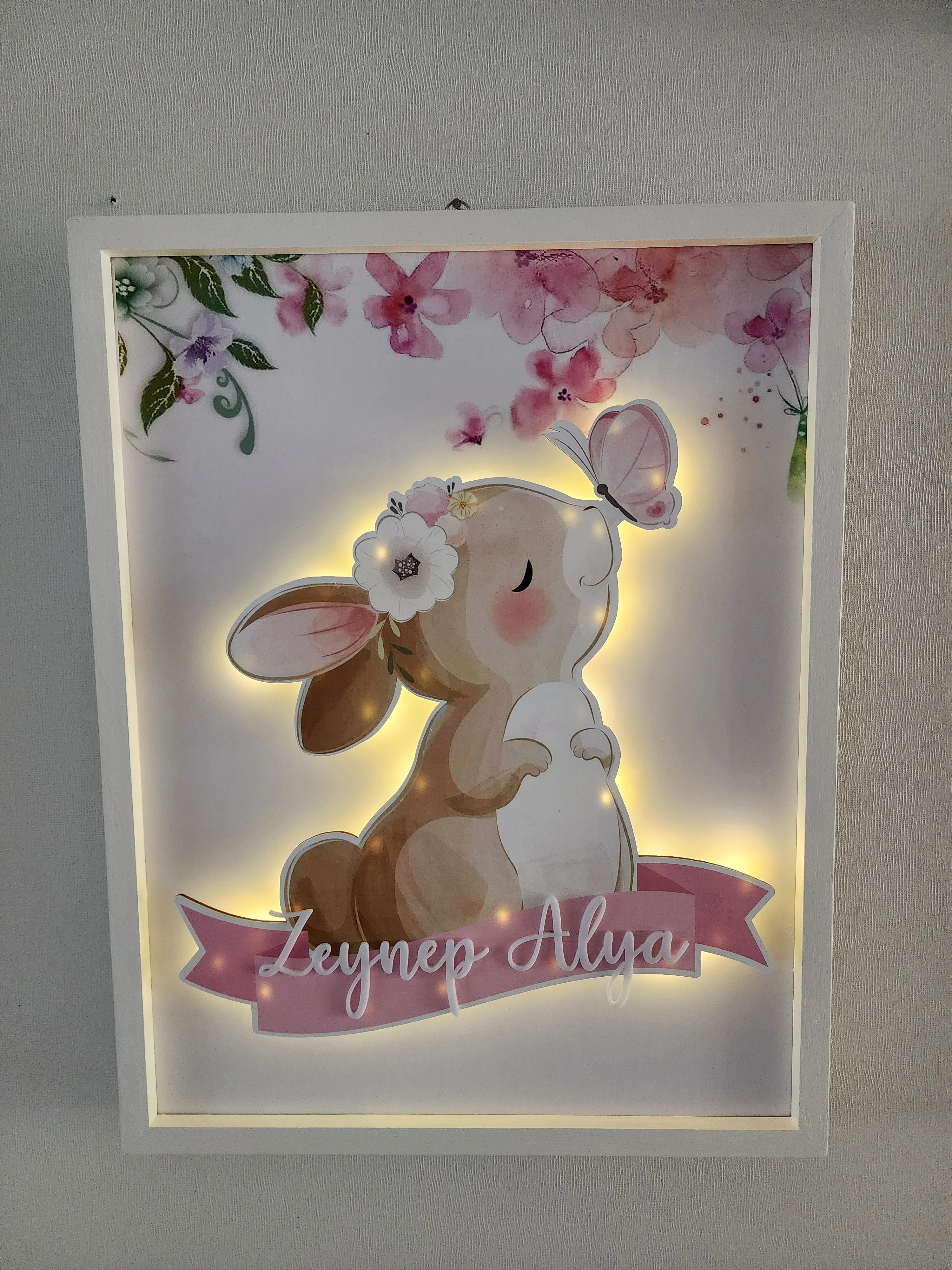 TAVŞAN TEMALI KAPI SÜSÜ