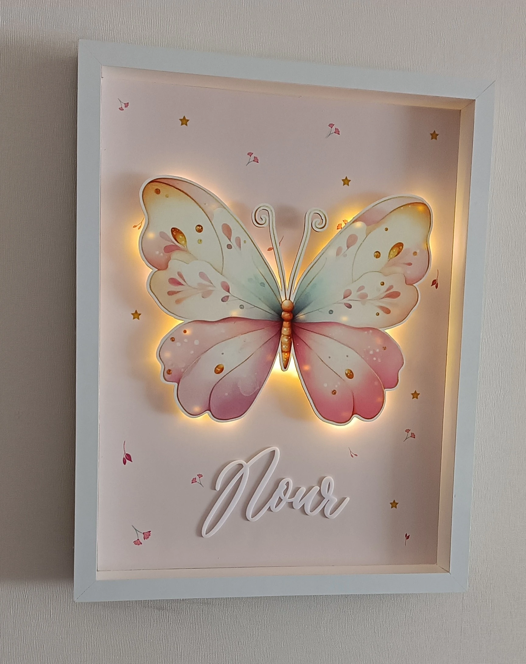 KELEBEK TEMALI KAPI SÜSÜ