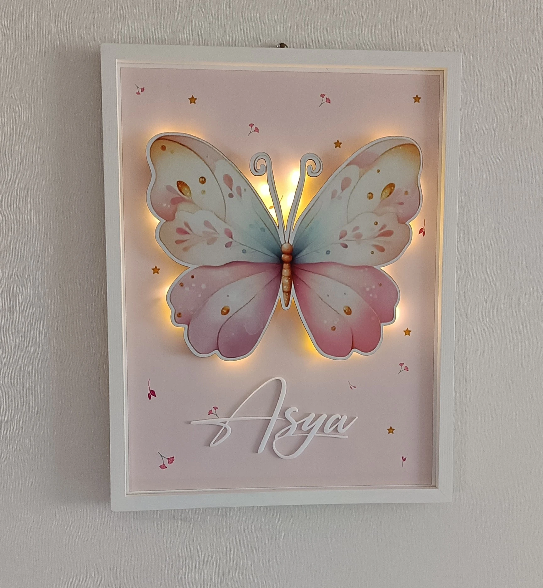 KELEBEK TEMALI KAPI SÜSÜ