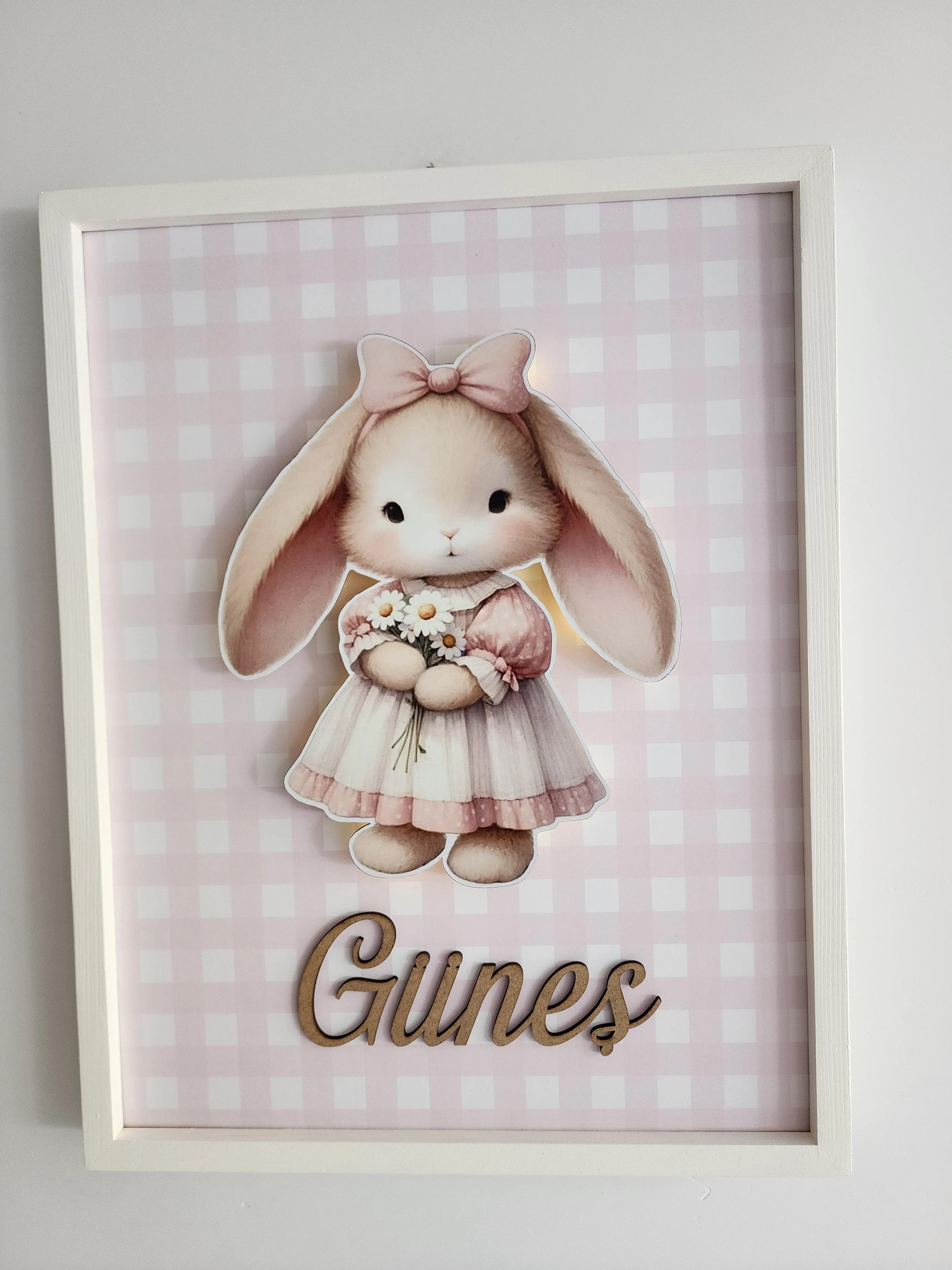 TAVŞAN TEMALI KAPI SÜSÜ