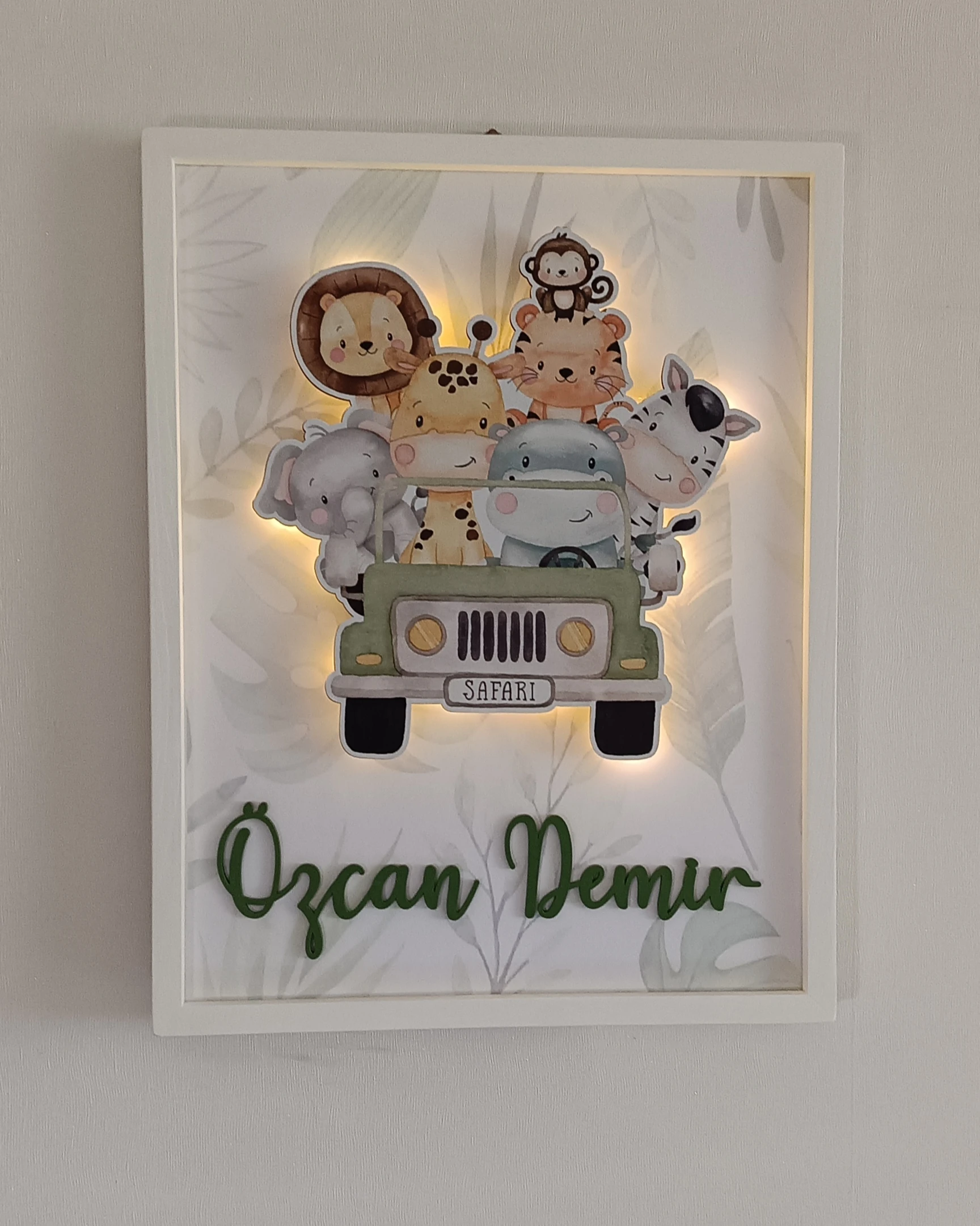 SAFARİ TEMALI KAPI SÜSÜ