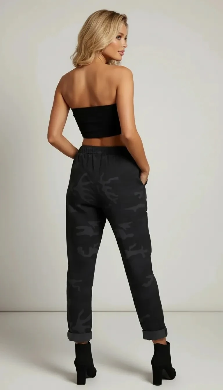 Sierra Otantik Kamuflaj Desenli Pantolon