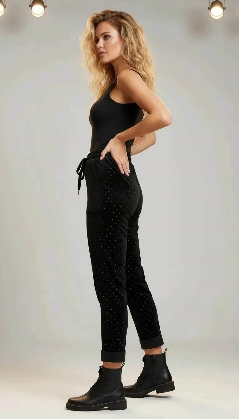 Sierra Otantik Pullu Pantolon