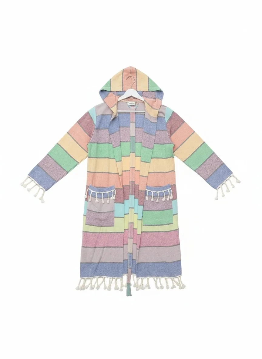 El Dokuması Peştemal bornoz