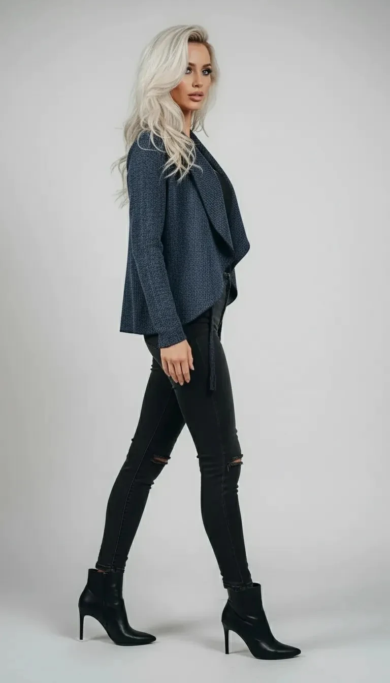 Sierra Otantik Asimetrik Hırka