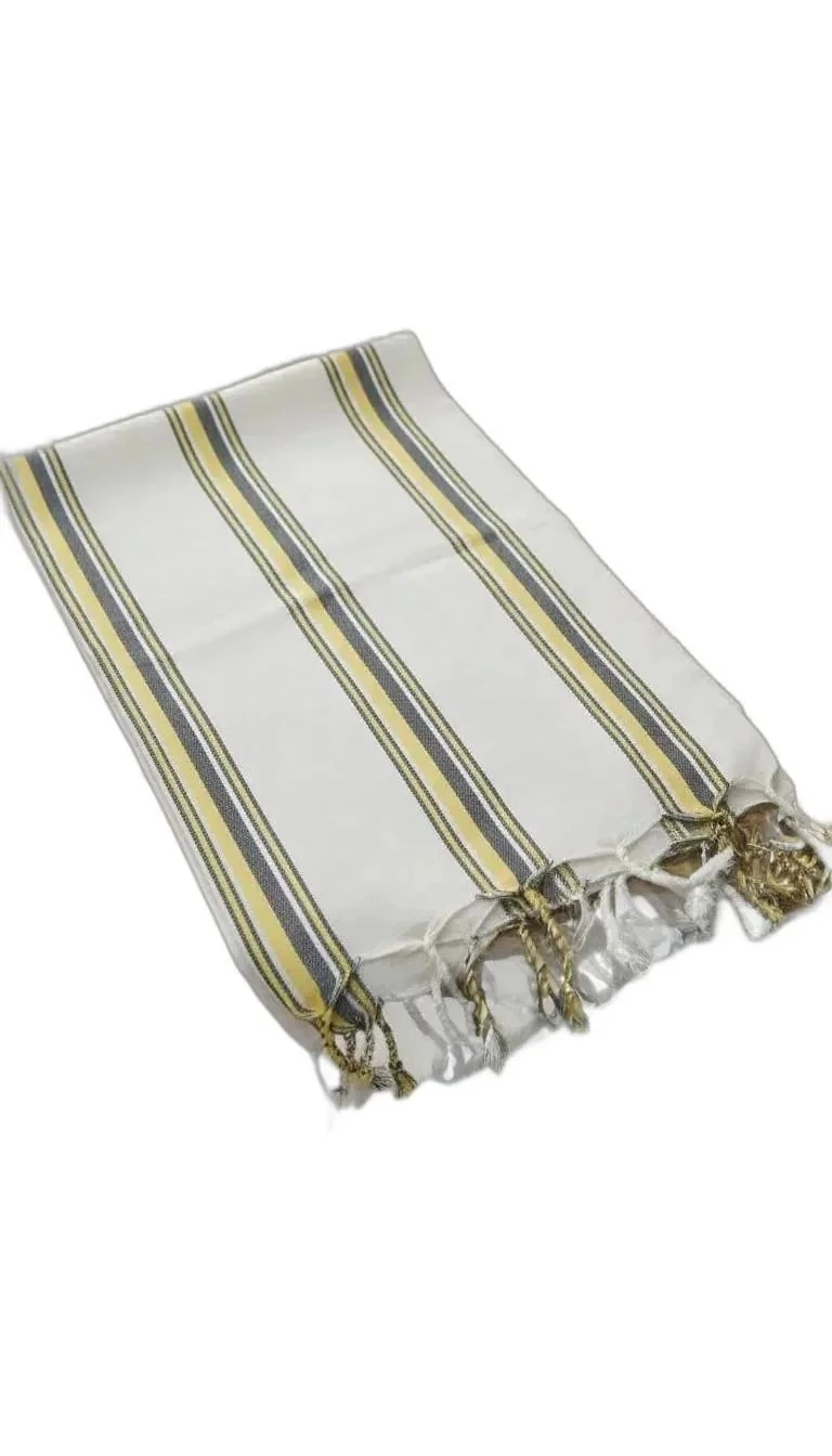 pamuk keten peştemal - sarı