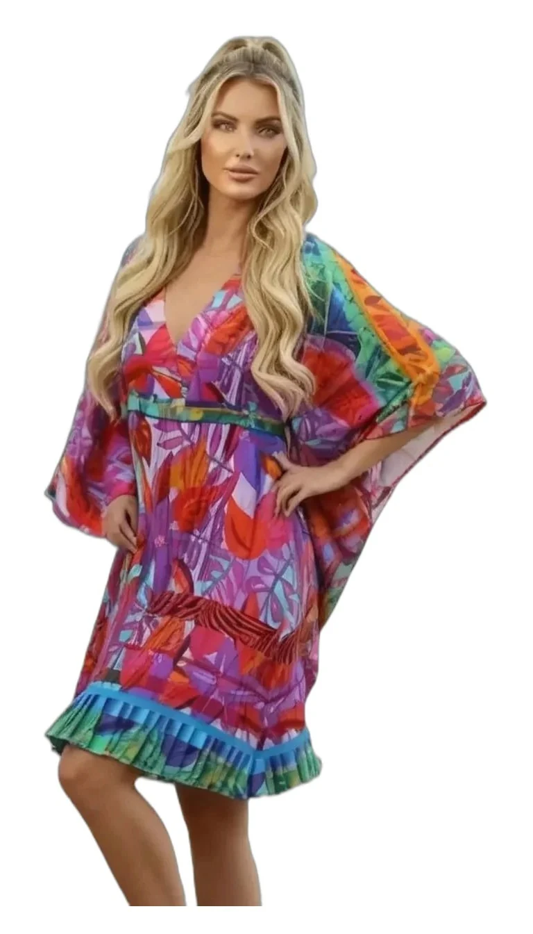 Sierra Otantik Marin Kısa Elbise