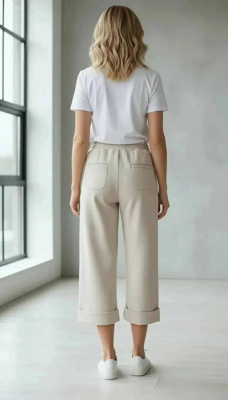 Nakış Ve Fermuar Detaylı Pantolon