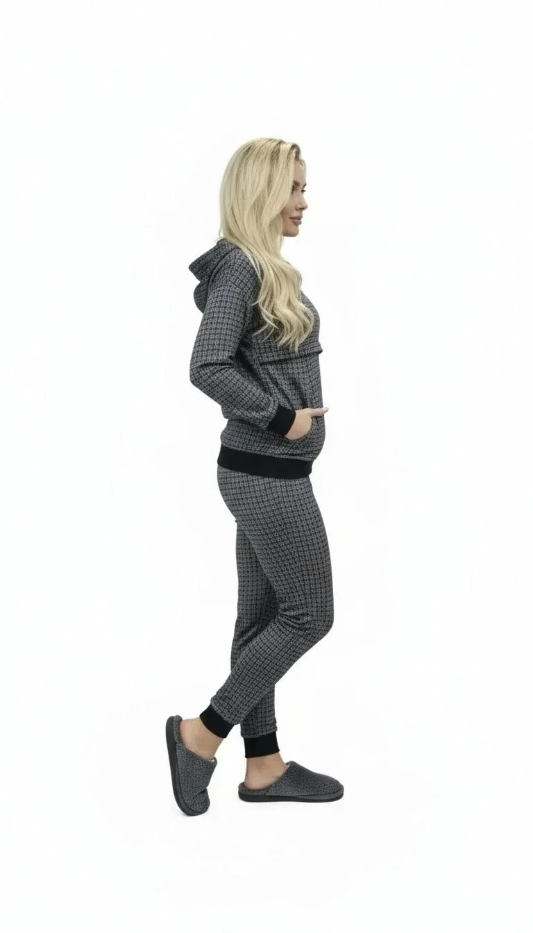 Kapşonlu Kadın Eşofman Takımı