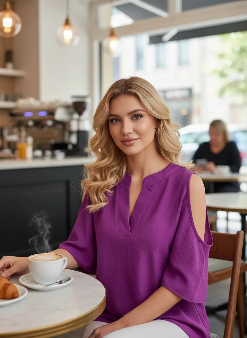 Sierra Otantik Airobin Omuz Detaylı Bluz