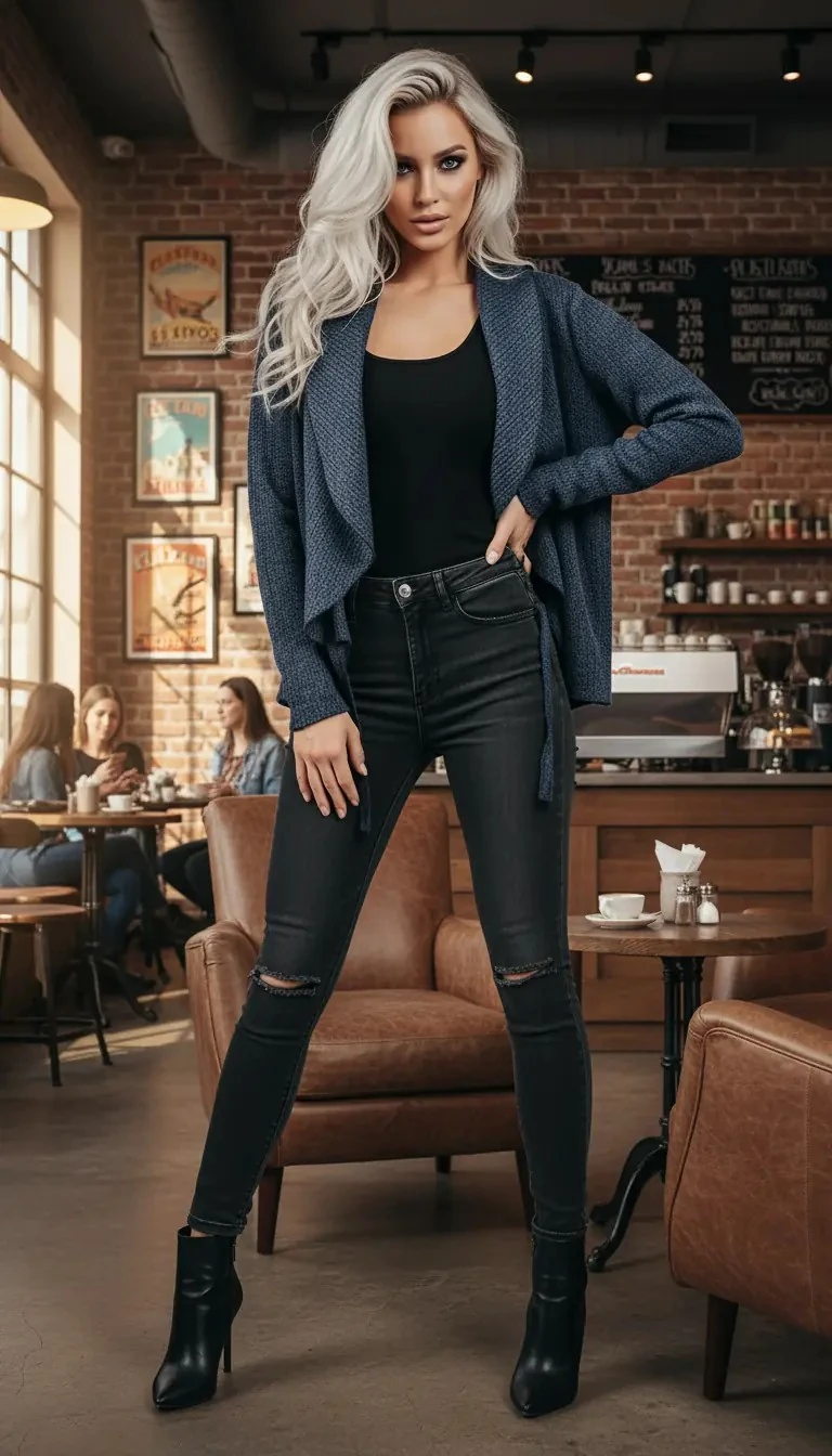 Sierra Otantik Asimetrik Hırka