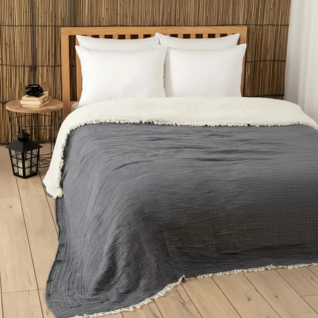 7 Kat Muslin Yatak Örtüsü