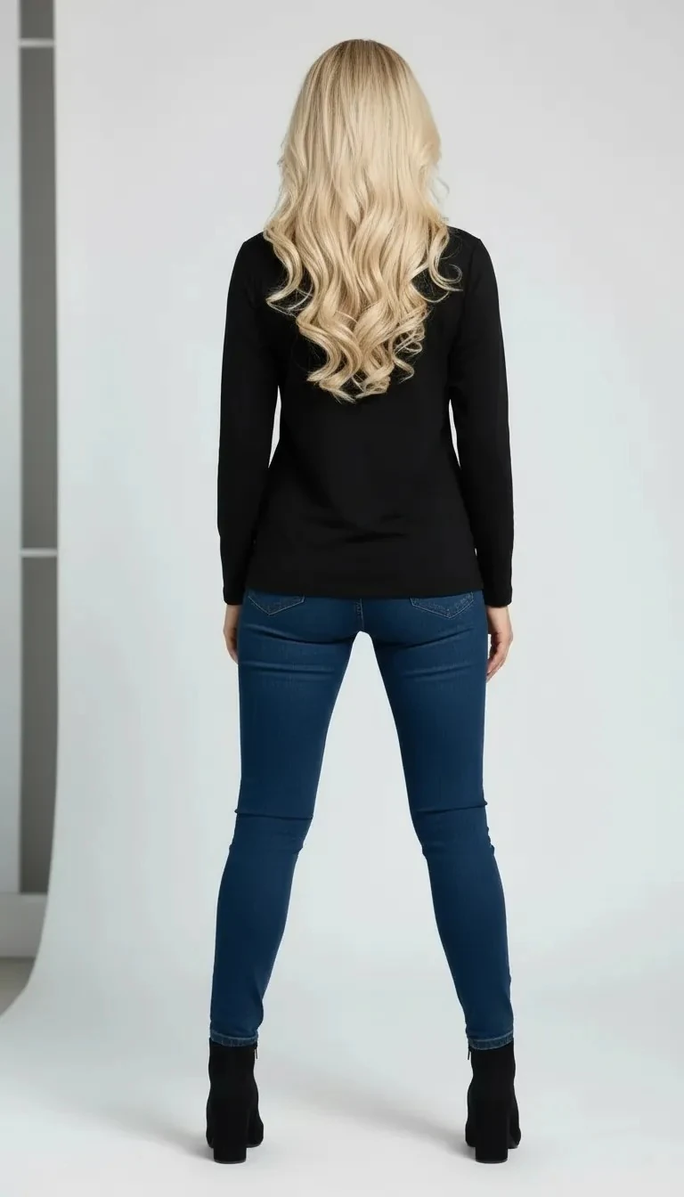 Suni Deri Yakalı Kazak