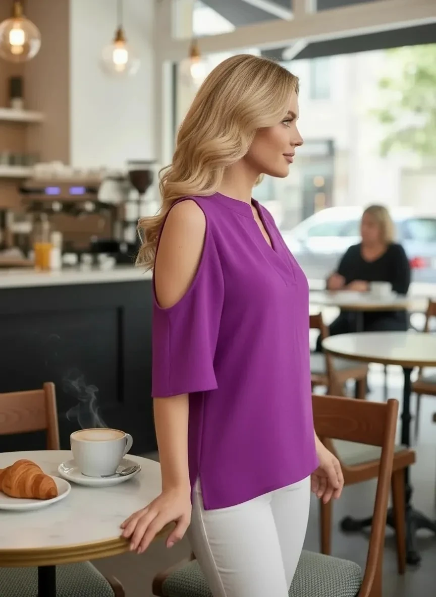 Sierra Otantik Airobin Omuz Detaylı Bluz