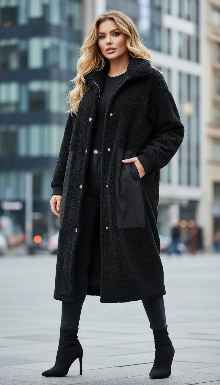 Sierra Otantik Soft Çıtçıtlı Kaban Ceket