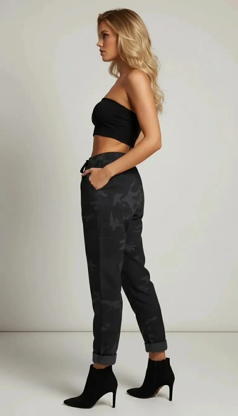 Sierra Otantik Kamuflaj Desenli Pantolon