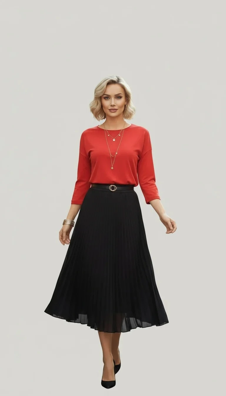 Kadın Basic Relax Fit Dökümlü Yarım Kol Triko Kazak