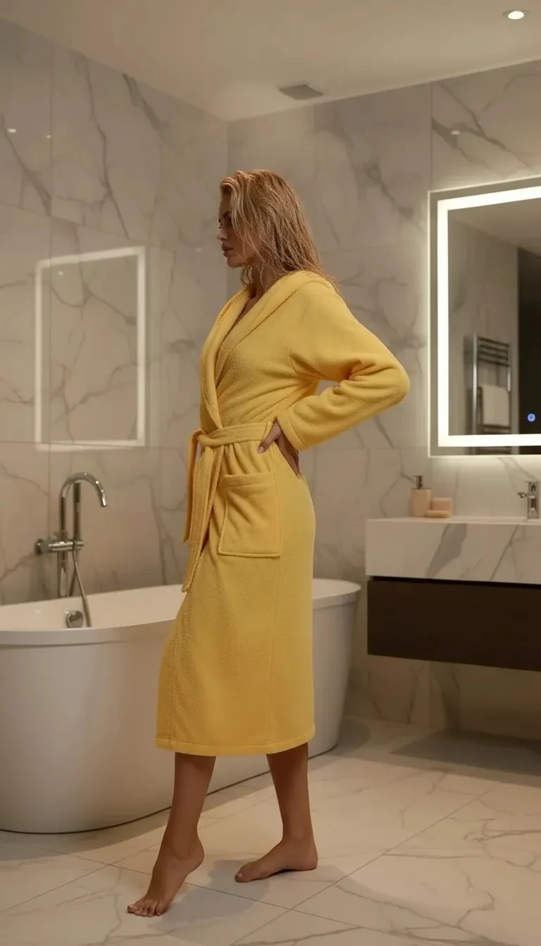 Sierra Otantik Lüx Şalyaka Bornoz