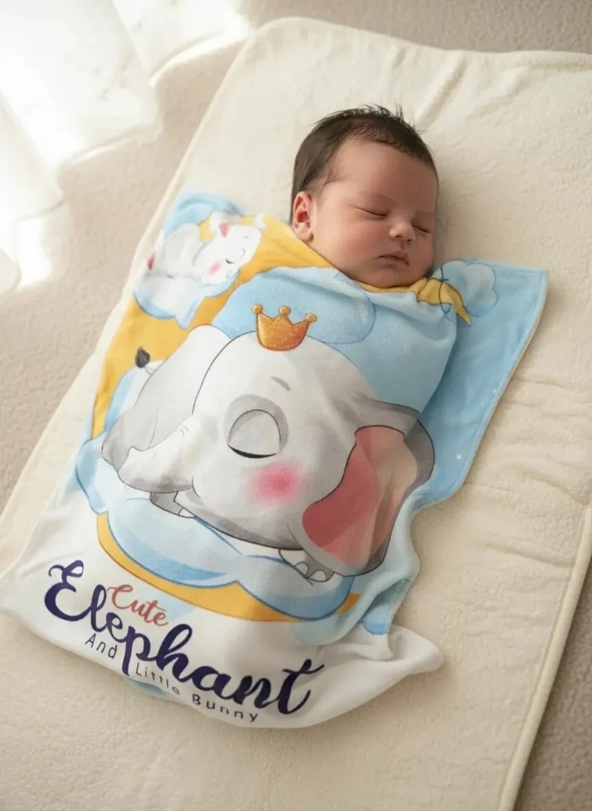 Polar Bebek Battaniyesi 3D Baskılı - FİL