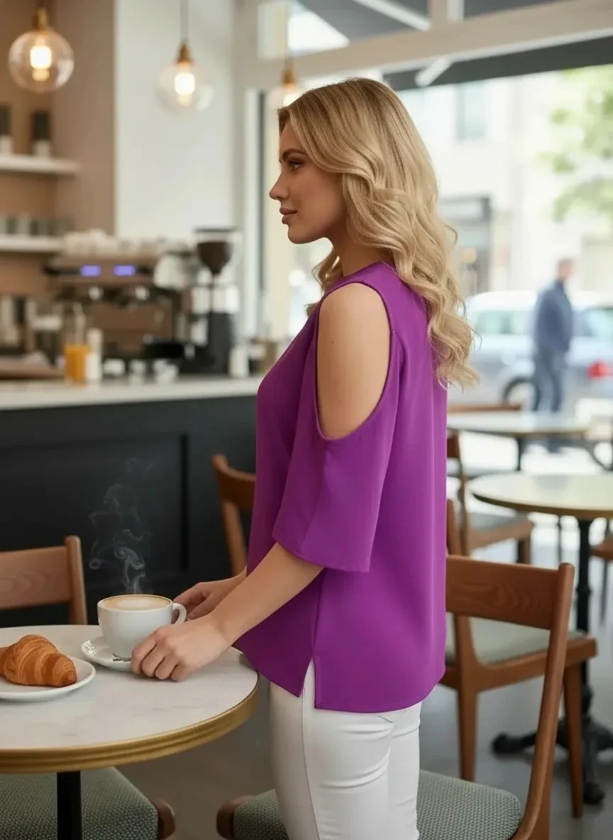 Sierra Otantik Airobin Omuz Detaylı Bluz