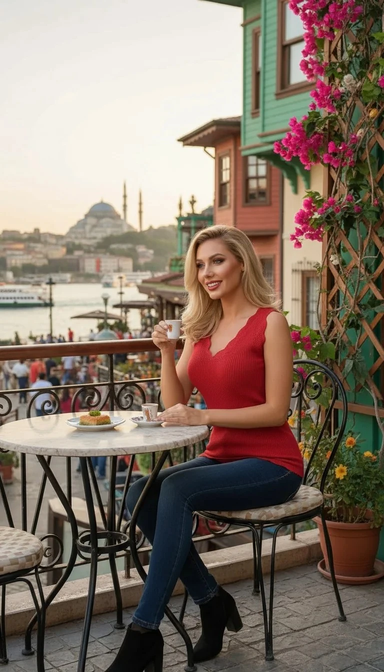 Örgü Dantel Detaylı V Yaka Triko Bluz