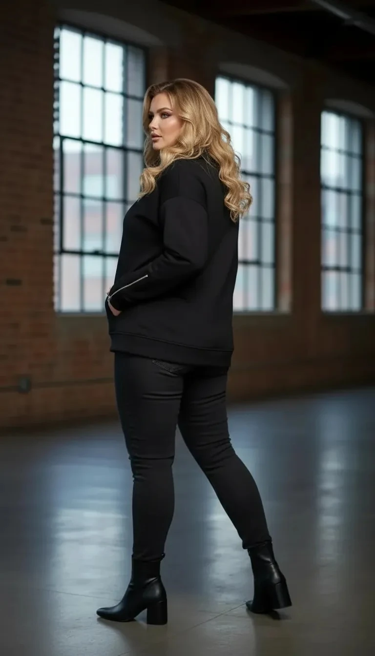 Fermuar Detaylı sweatshirt